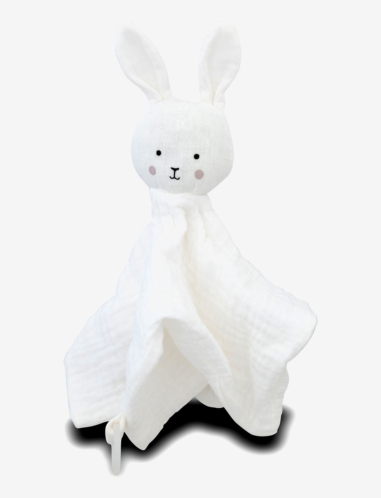 Esska - Pacifier buddy Rabbit - cuddle blankets - white - 1