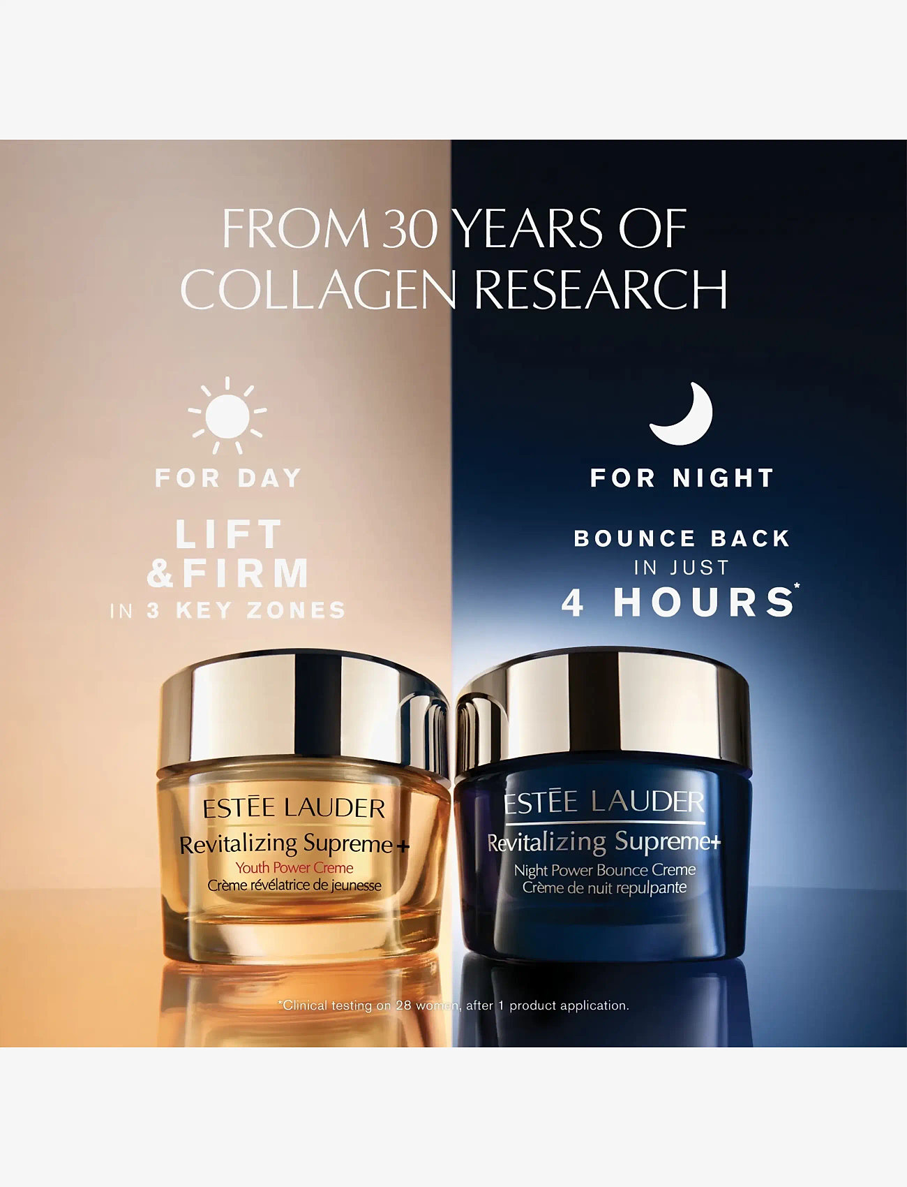 Estée Lauder - Revitalizing Supreme+ Night Power Bounce Creme - sommerens hudpleje - clear - 4