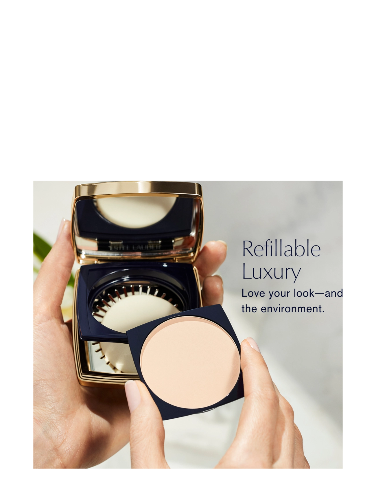 Estée Lauder - Double Wear Stay-In-Place Matte Powder Foundation - bliv klar til date night - 1n2 ecru - 3
