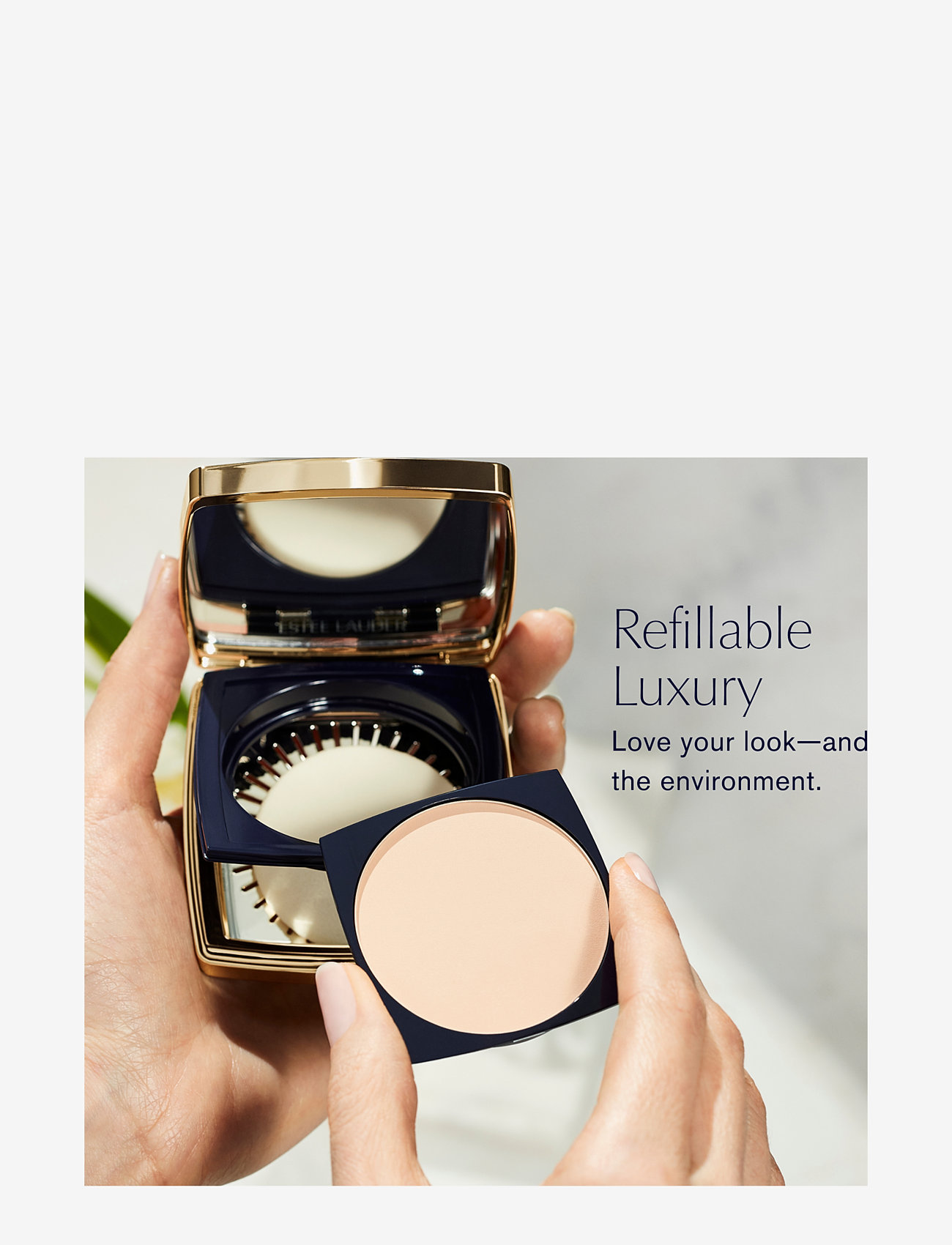 Estée Lauder - Double Wear Stay-In-Place Matte Powder Foundation - bliv klar til date night - 2w2 rattan - 3