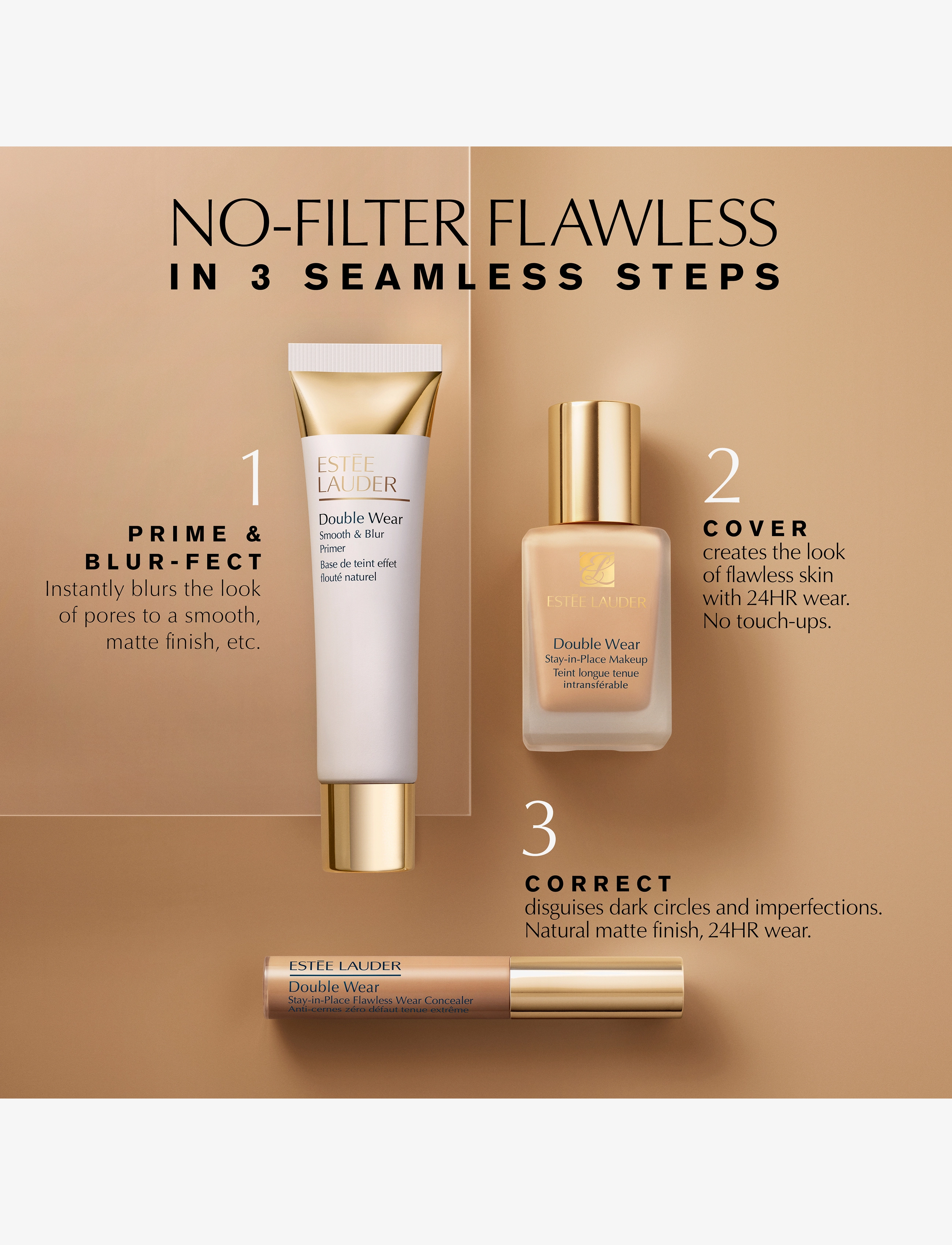 Estée Lauder - Double Wear Smooth and Blur Primer - sminke - clear - 4