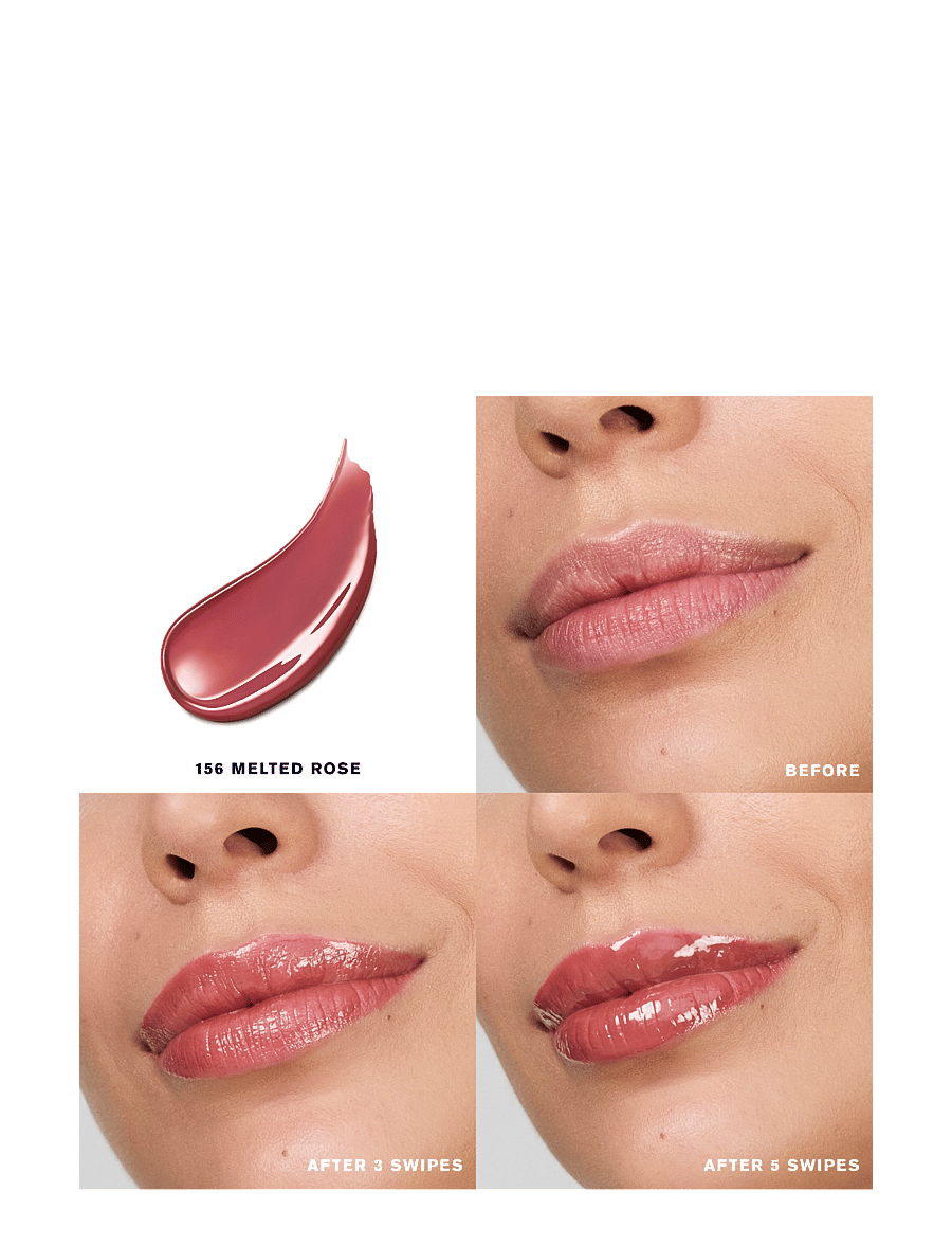 Estée Lauder - Pure Color Melt-On Glosstick - förðunarvörur - 156 melted rose - 1