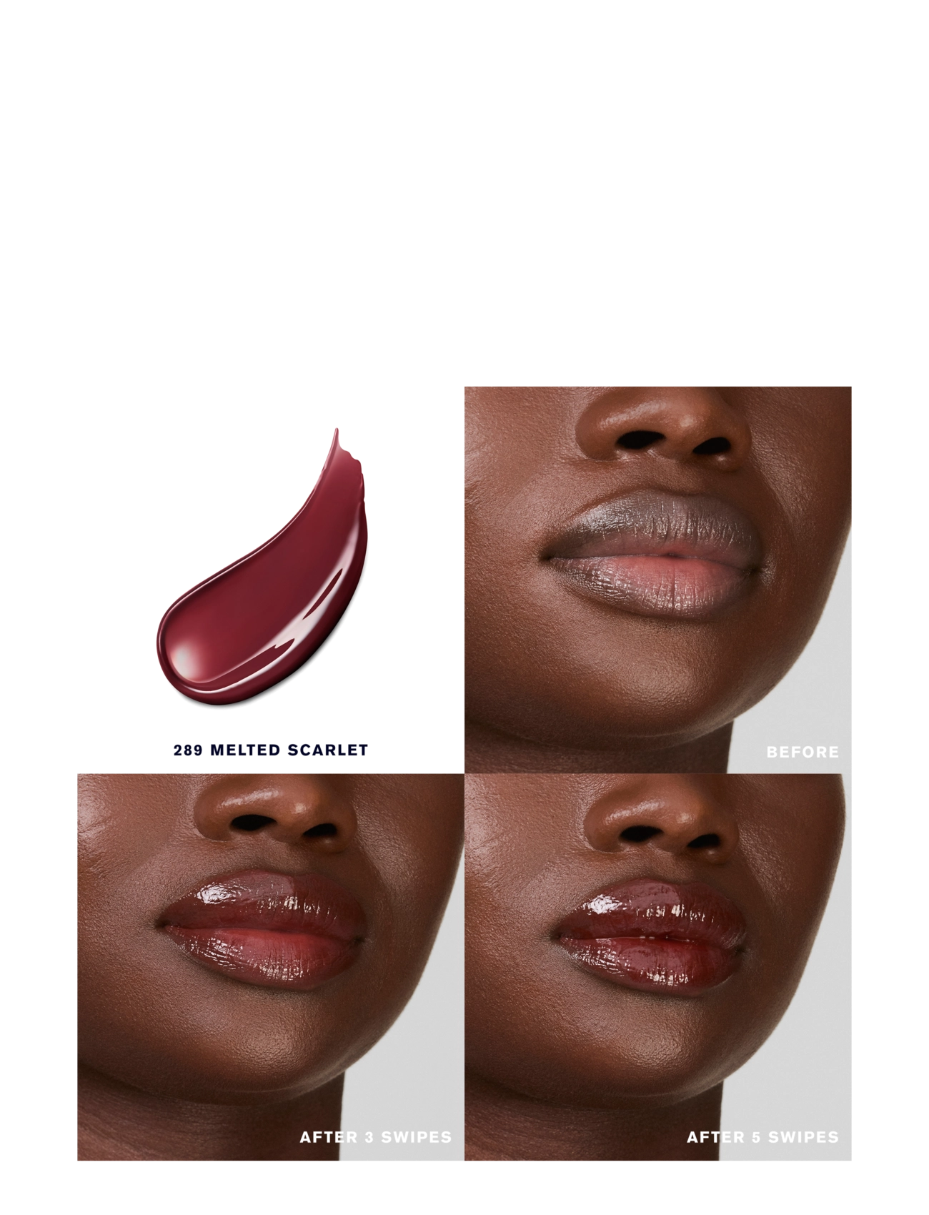 Estée Lauder - Pure Color Melt-On Glosstick - smink - 289 melted scarlet - 1