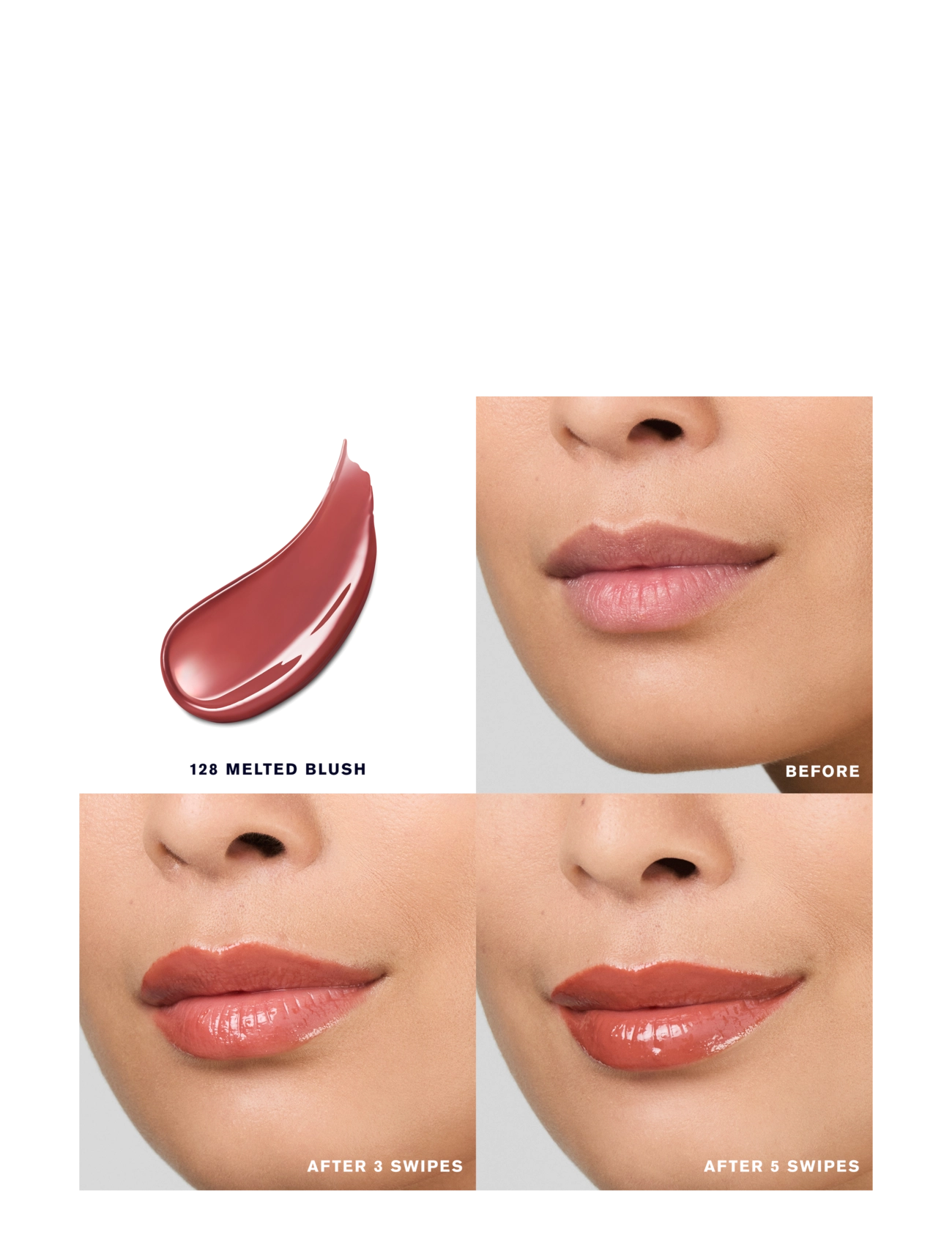 Estée Lauder - Pure Color Melt-On Glosstick - makeup - 128 melted blush - 1