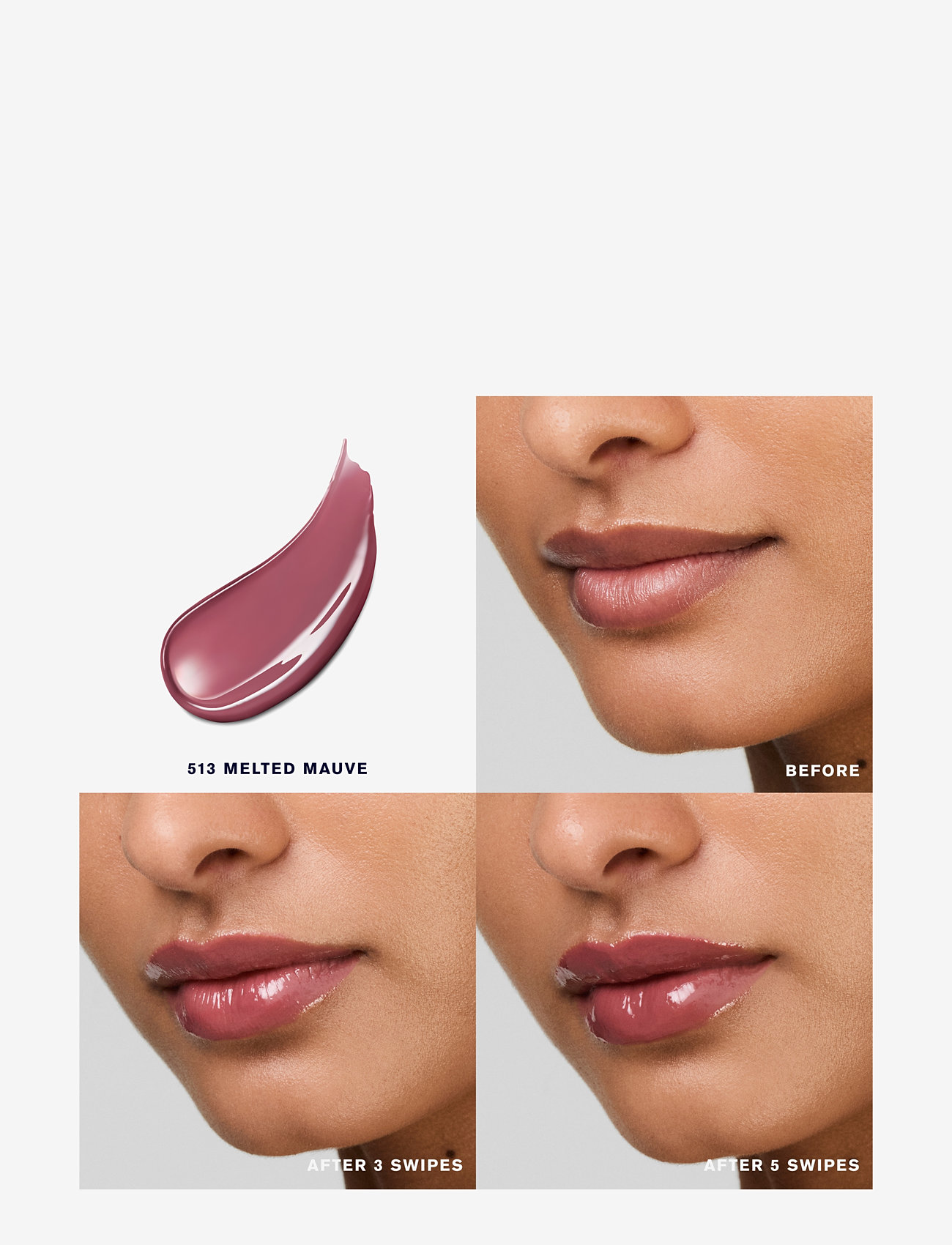 Estée Lauder - Pure Color Melt-On Glosstick - smink - 513 melted mauve - 1