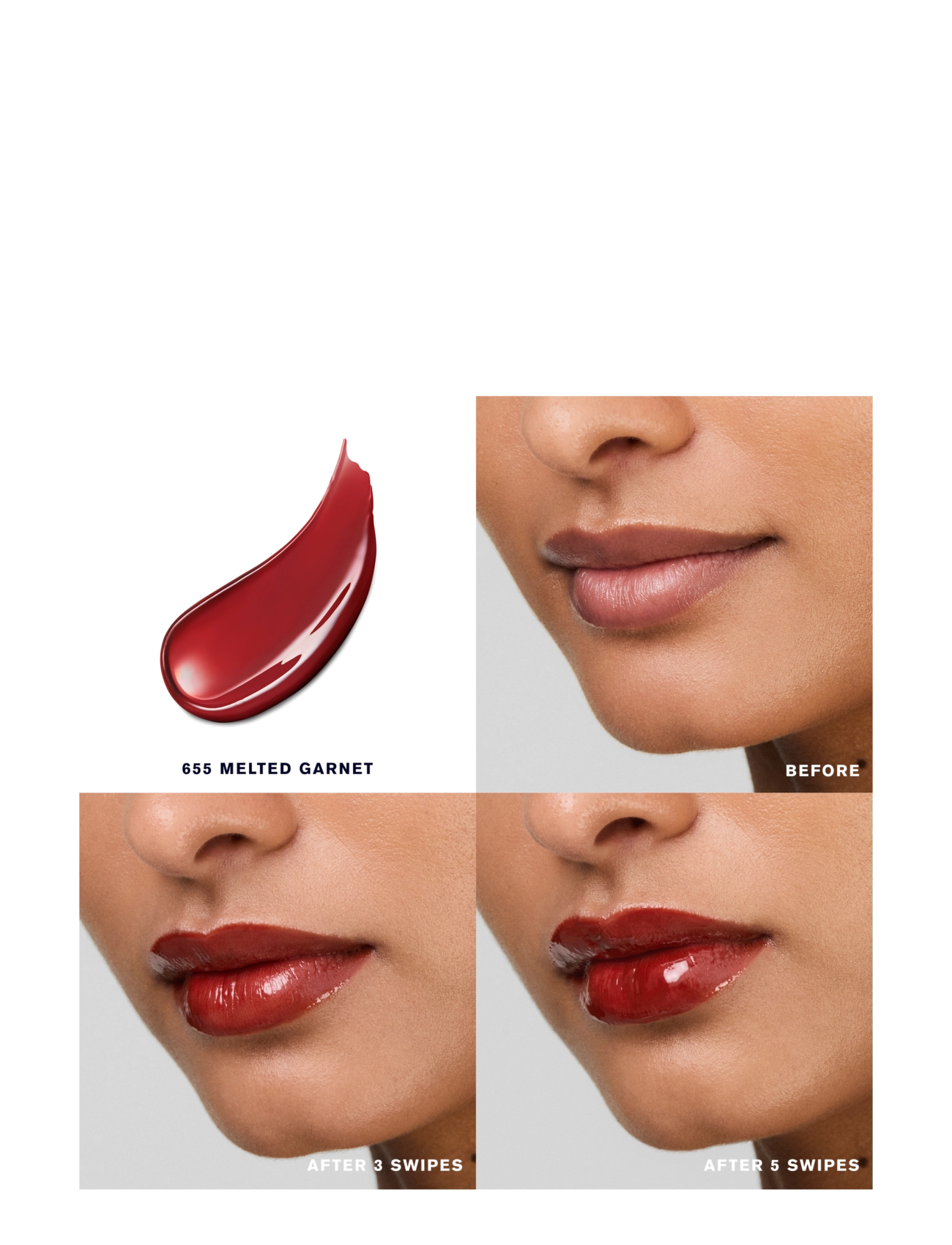 Estée Lauder - Pure Color Melt-On Glosstick - smink - 655 melted garnet - 1