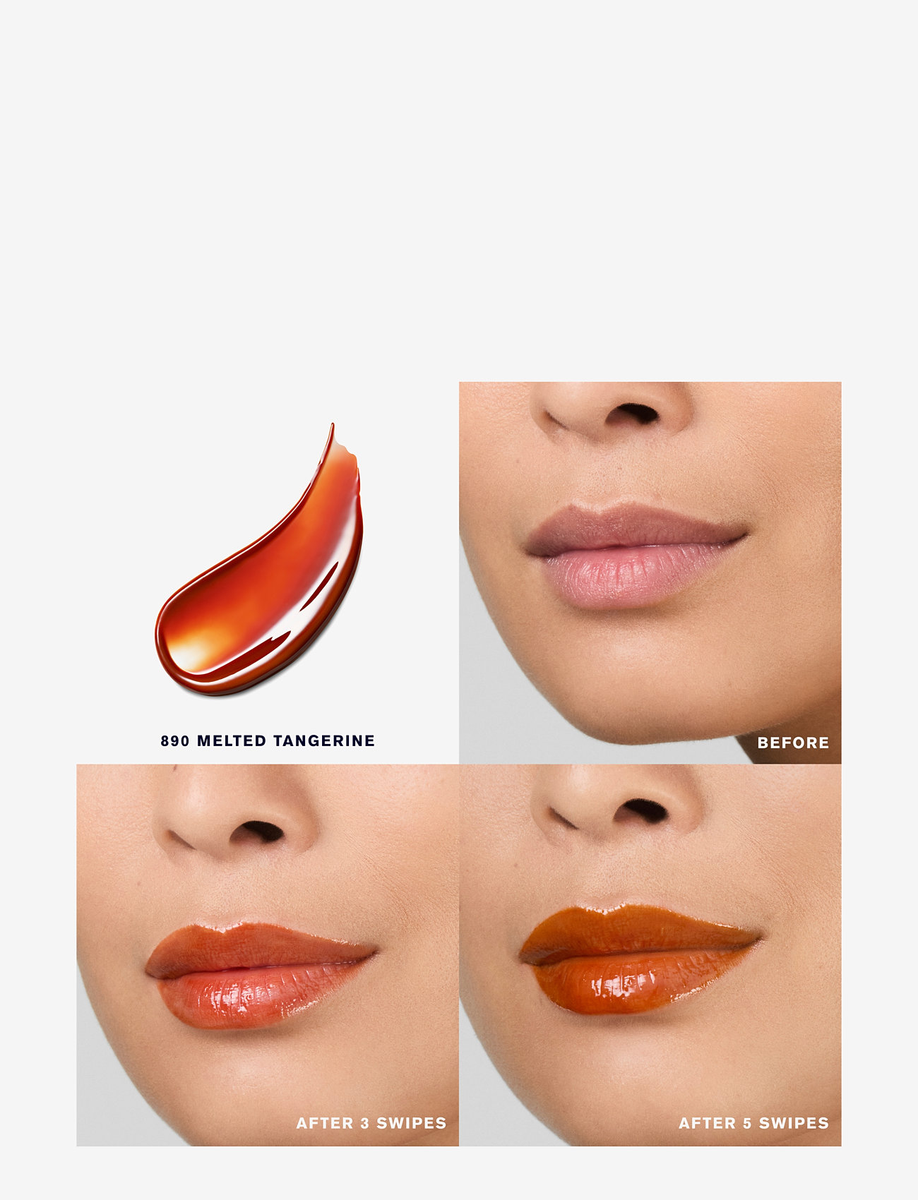 Estée Lauder - Pure Color Melt-On Glosstick - smink - 890 melted tangerine - 1