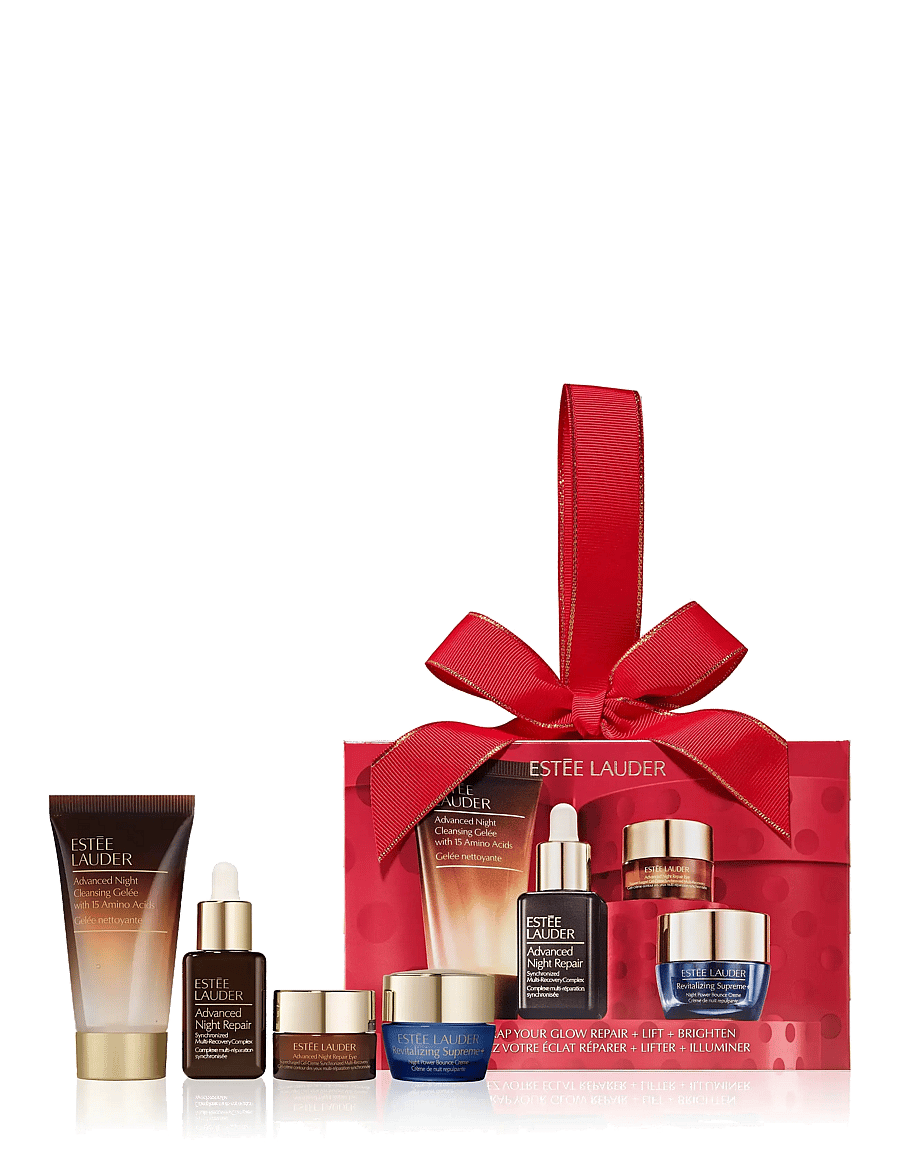 Estée Lauder - Unwrap Your Glow Rescue + Reset + Repair Starter Set - gåvoset - no color - 0