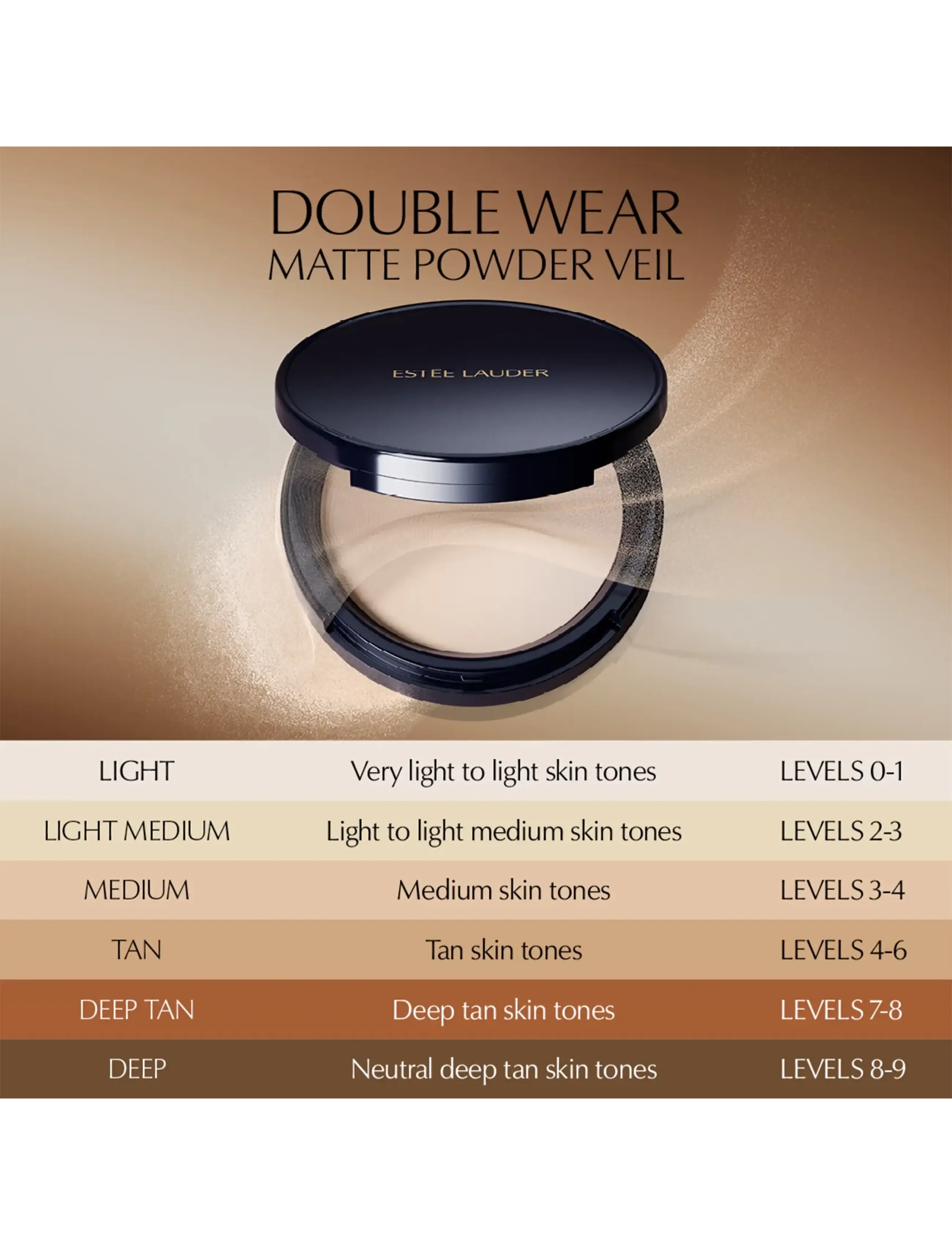 Estée Lauder - Double Wear Stay-In-Place Matte Setting Powder Veil - makeup - translucent light medium - 5