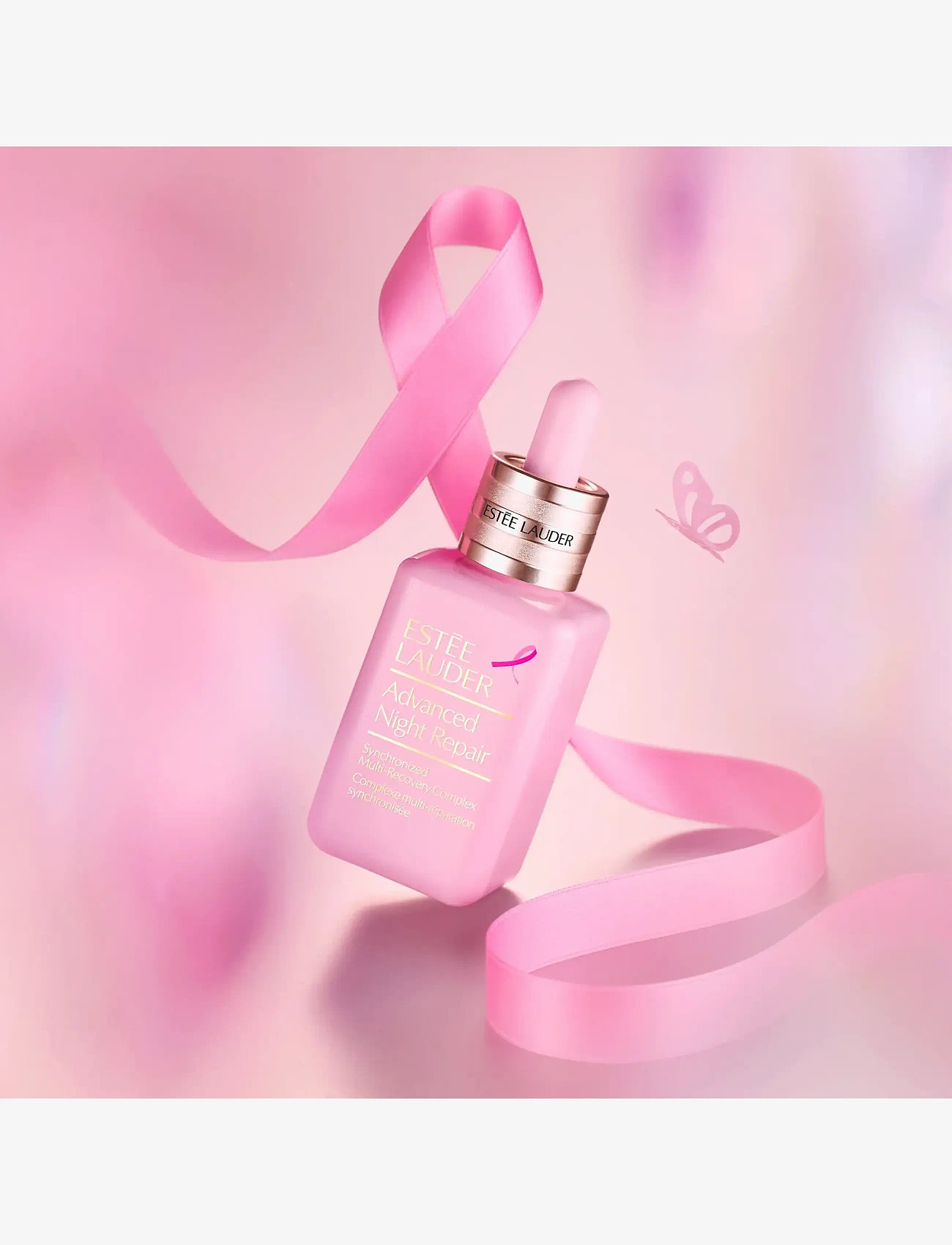 Estée Lauder - Advanced Night Repair Serum Pink Ribbon Edition - serum & oljor  - clear - 3