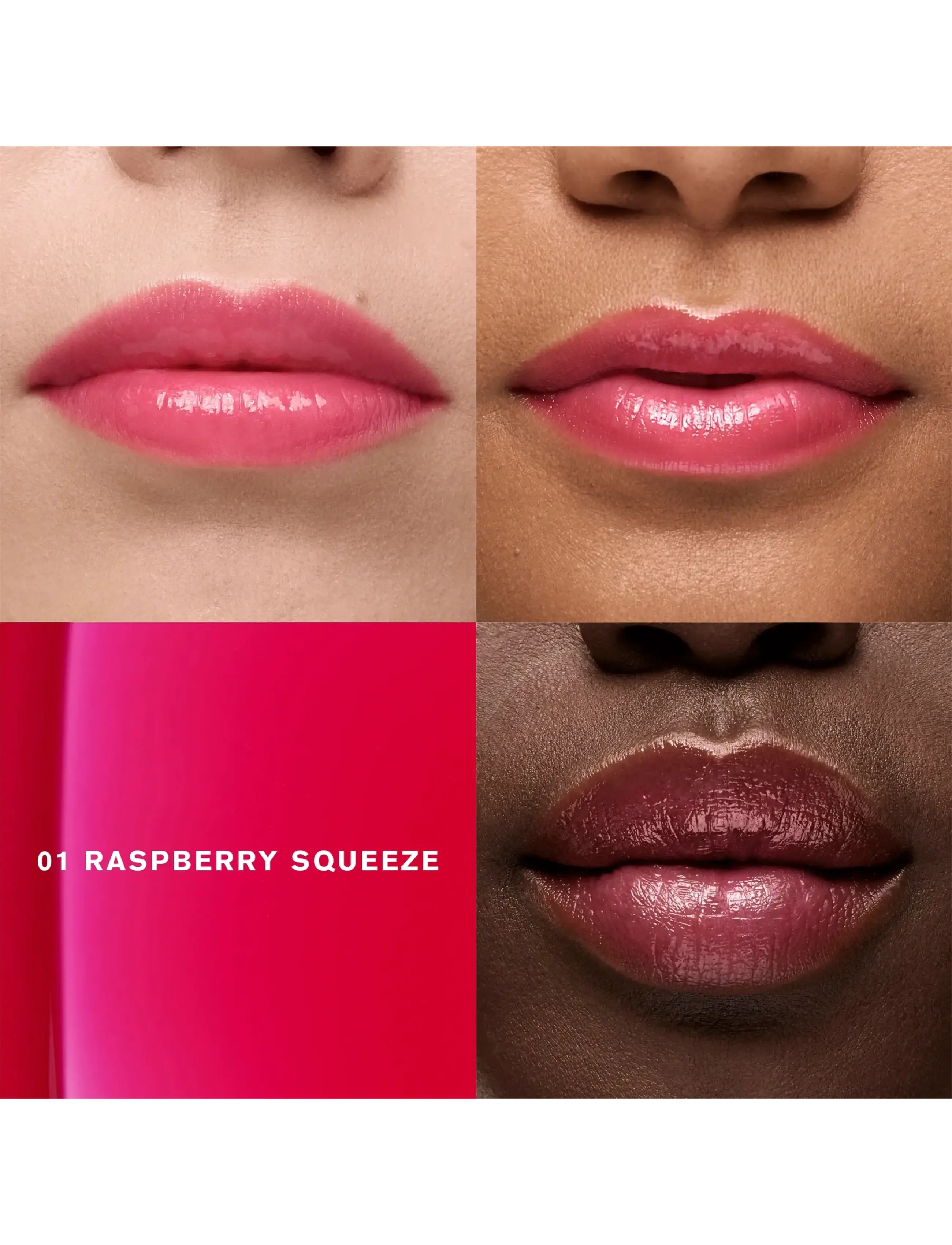 Estée Lauder - Glossy Pout Lip Oil - meikit - 01 raspberry squeeze - 1