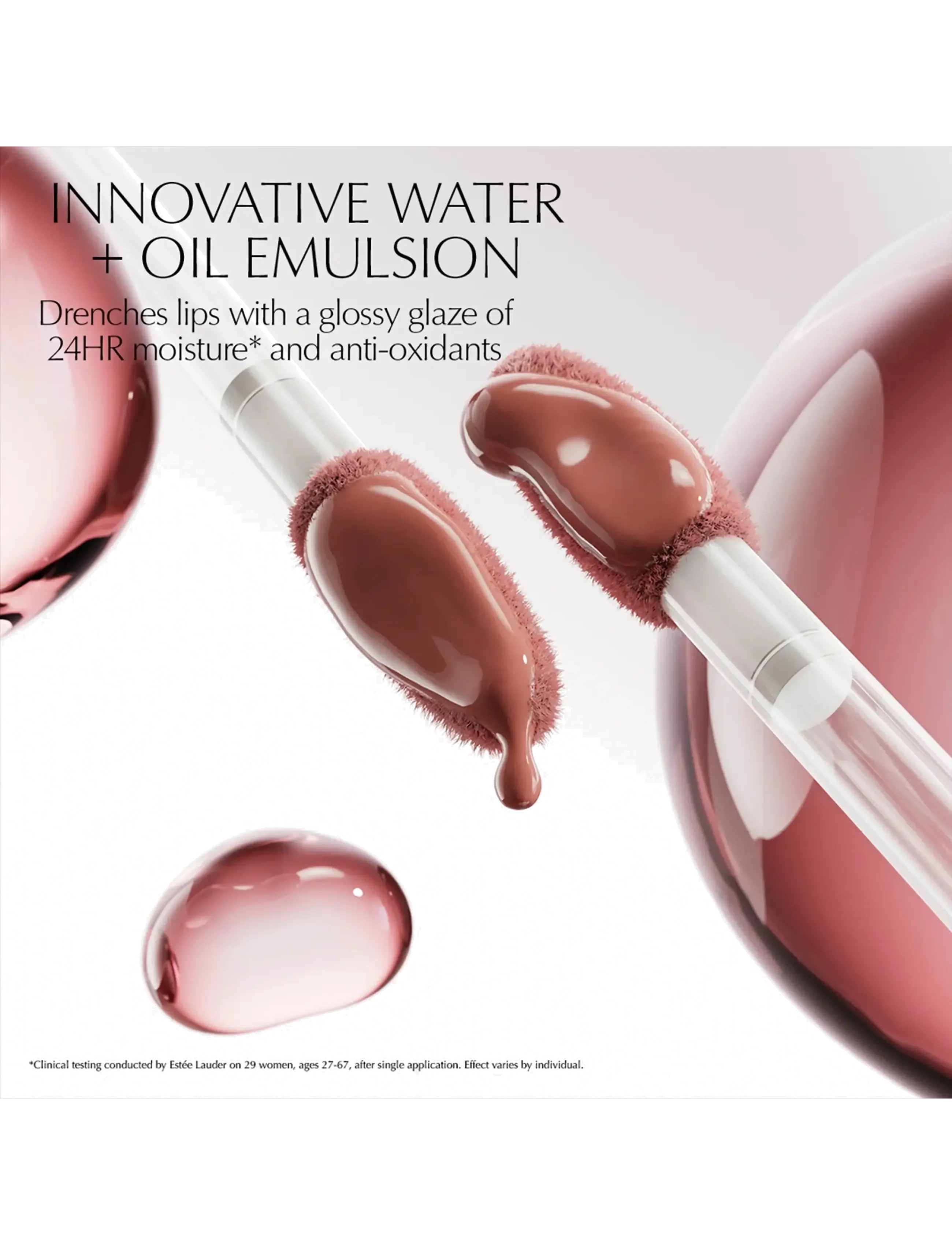 Estée Lauder - Glossy Pout Lip Oil - makeup - 02 strawberry milk - 3