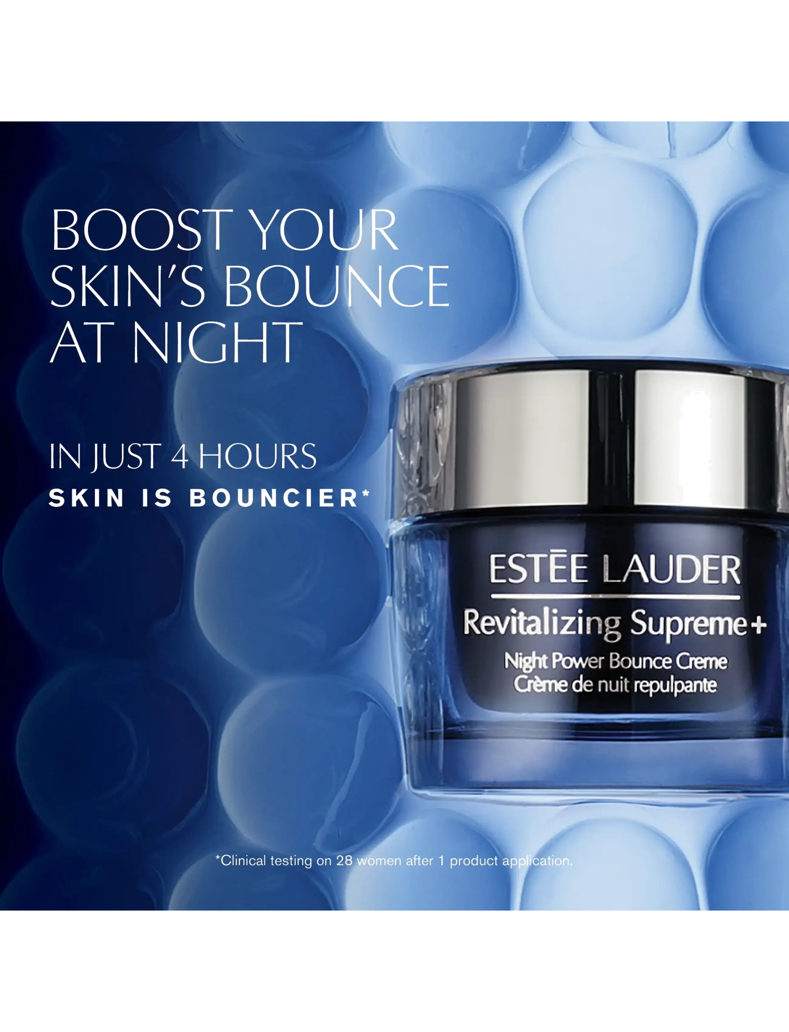 Estée Lauder - Revitalizing Supreme+ Night Power Bounce Creme - kesäiho - no color - 2