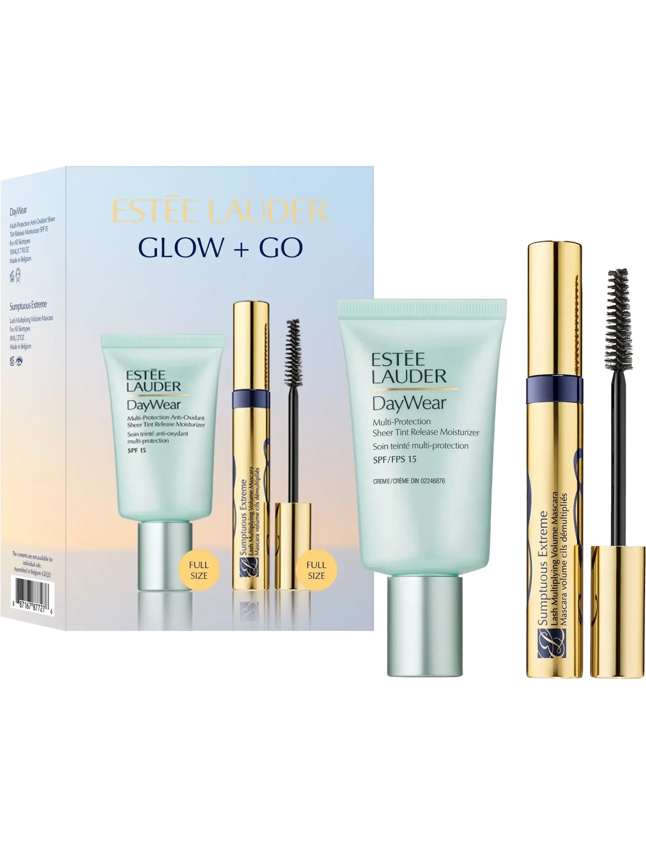 Estée Lauder Glow + Go Set, Mascara, Nude, Str: ONE SIZE