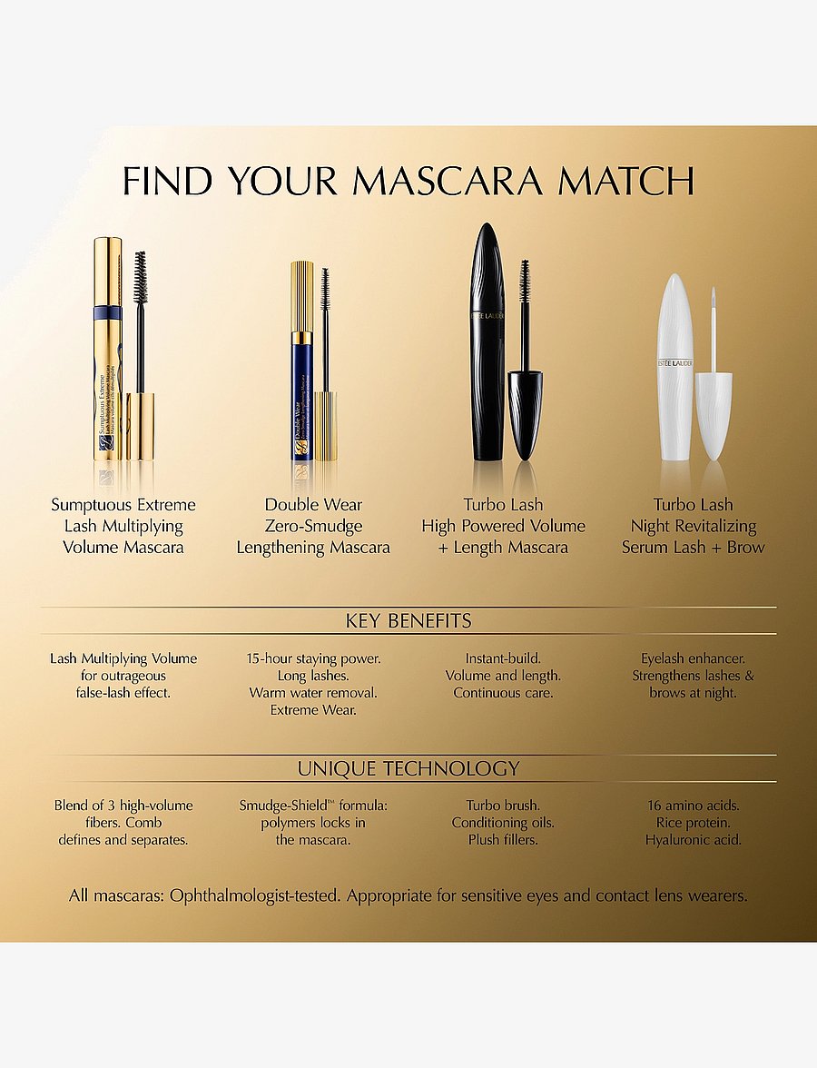 Estée Lauder - Sumptuous Rebel Length & Lift Mascara - Ögon & bryn - 01 black - 4