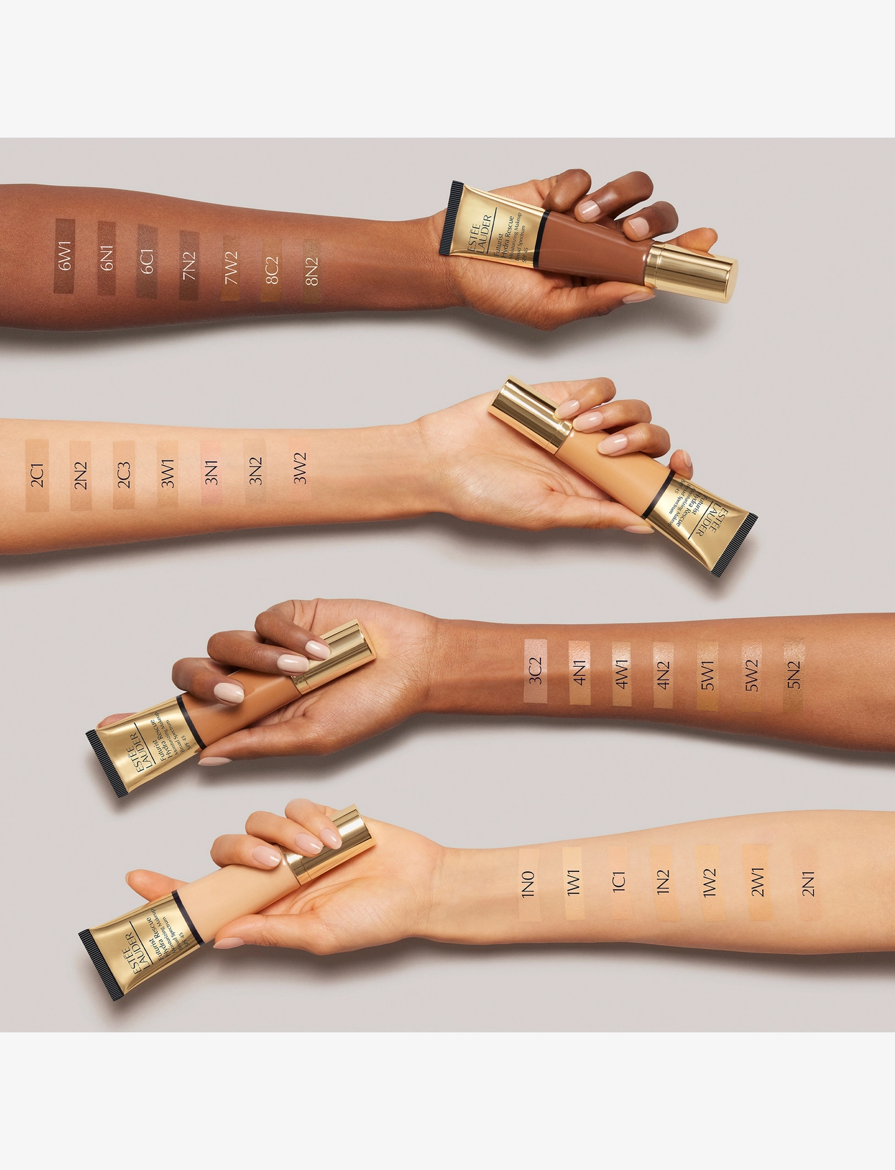 Estée Lauder - Futurist Hydra Rescue Moisturizing Makeup SPF45 - smink - 5w2  rich caramel - 3