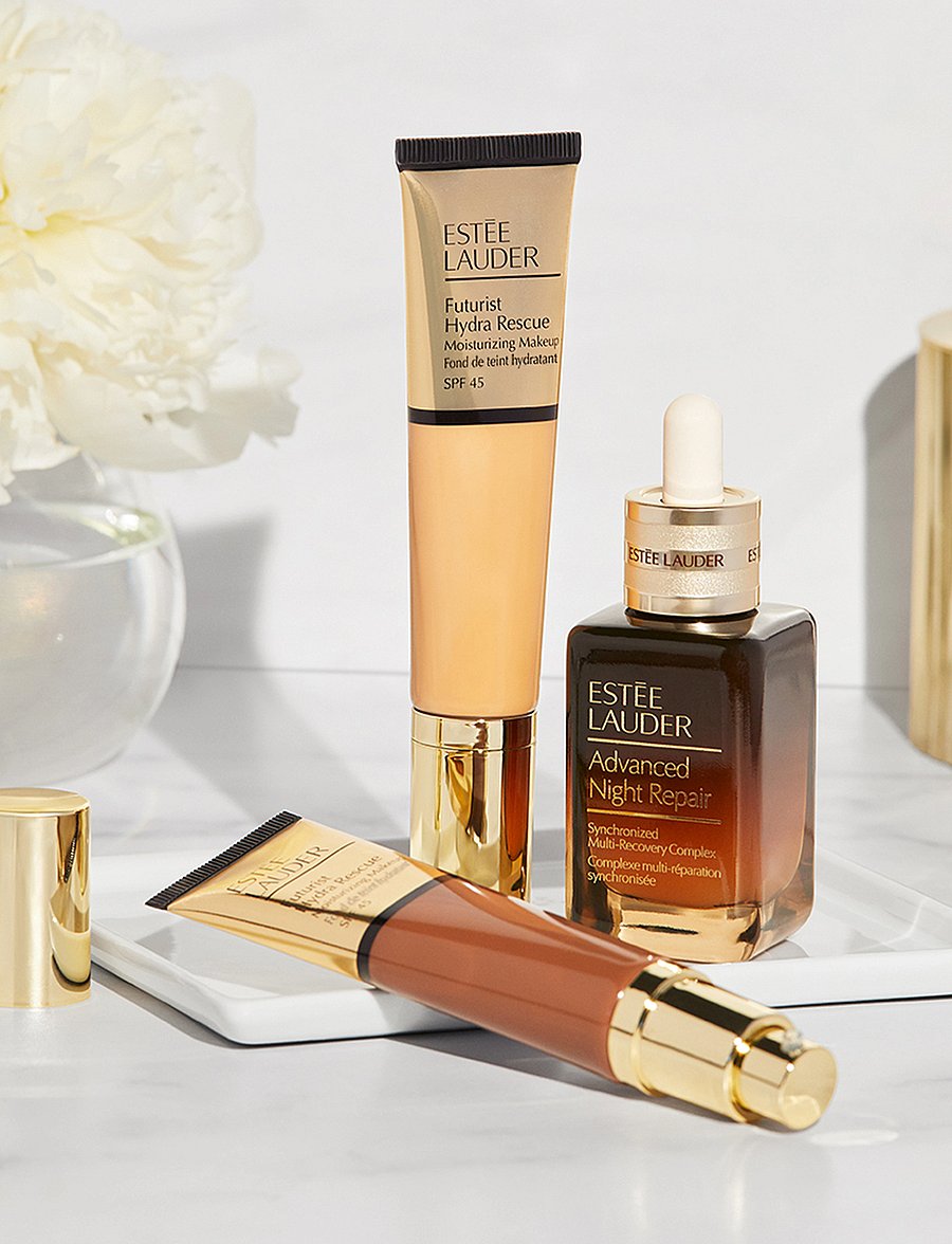Estée Lauder - Futurist Hydra Rescue Moisturizing Makeup SPF45 - smink - 2c1 pure beige - 0