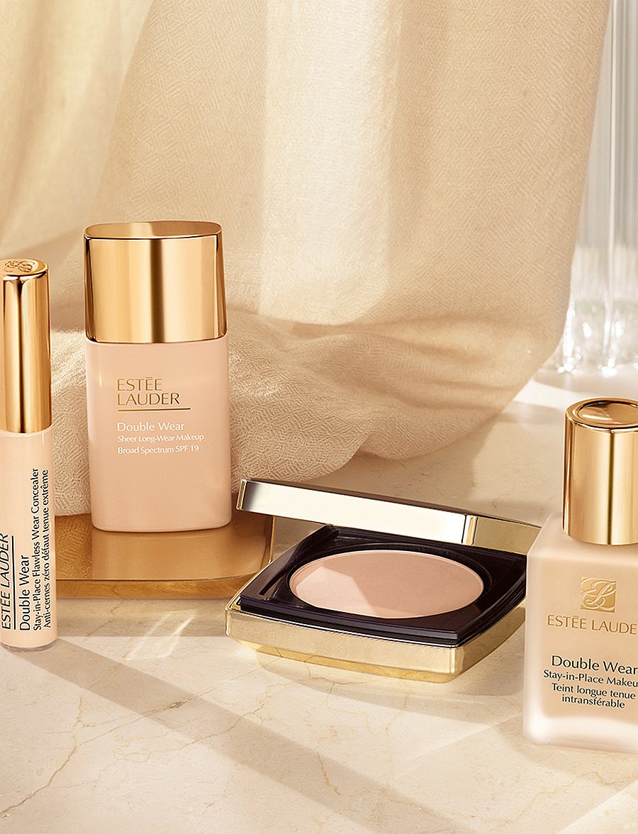 Estée Lauder - Double Wear Stay-In-Place Matte Powder Foundation SPF 10 Compact - förðunarvörur - 5w2 rich caramel - 5