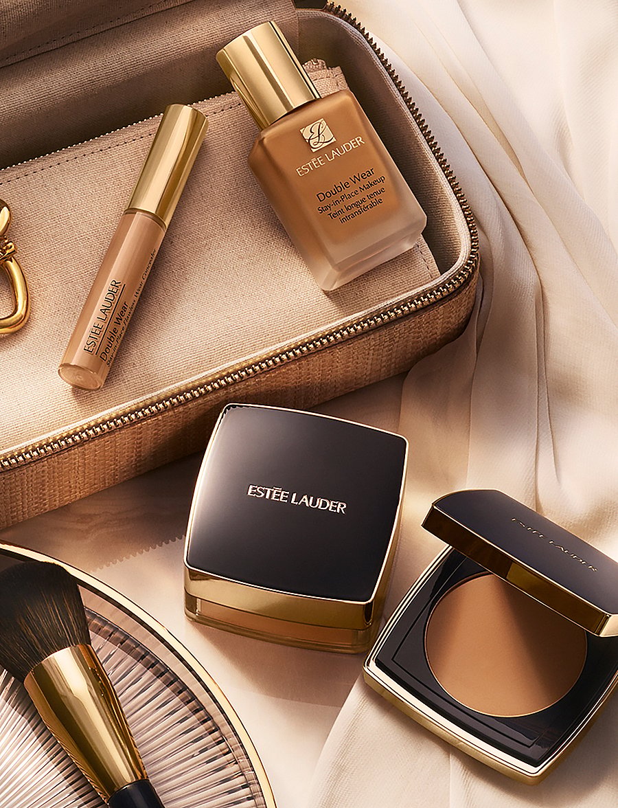 Estée Lauder - Double Wear Stay-In-Place Matte Powder Foundation SPF 10 Compact - förðunarvörur - 6w1 sandal wood - 0