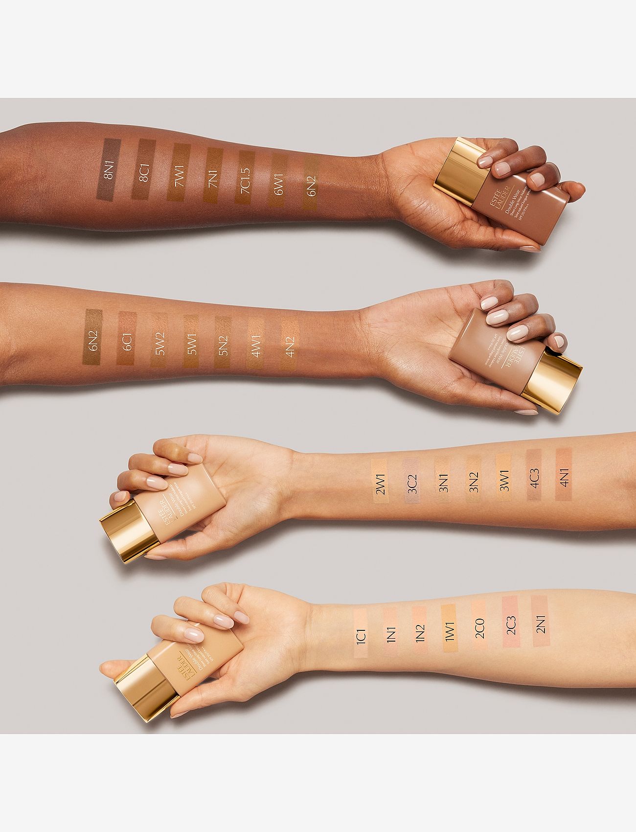 Estée Lauder - Double Wear Sheer Long Wear Makeup SPF20 - smink - 8n1 espresso - 2