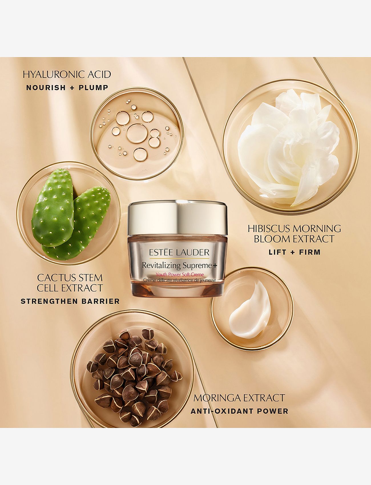 Estée Lauder - Revitalizing Supreme+ Youth Power Soft Crème - sommarens hudvård  - no colour - 3