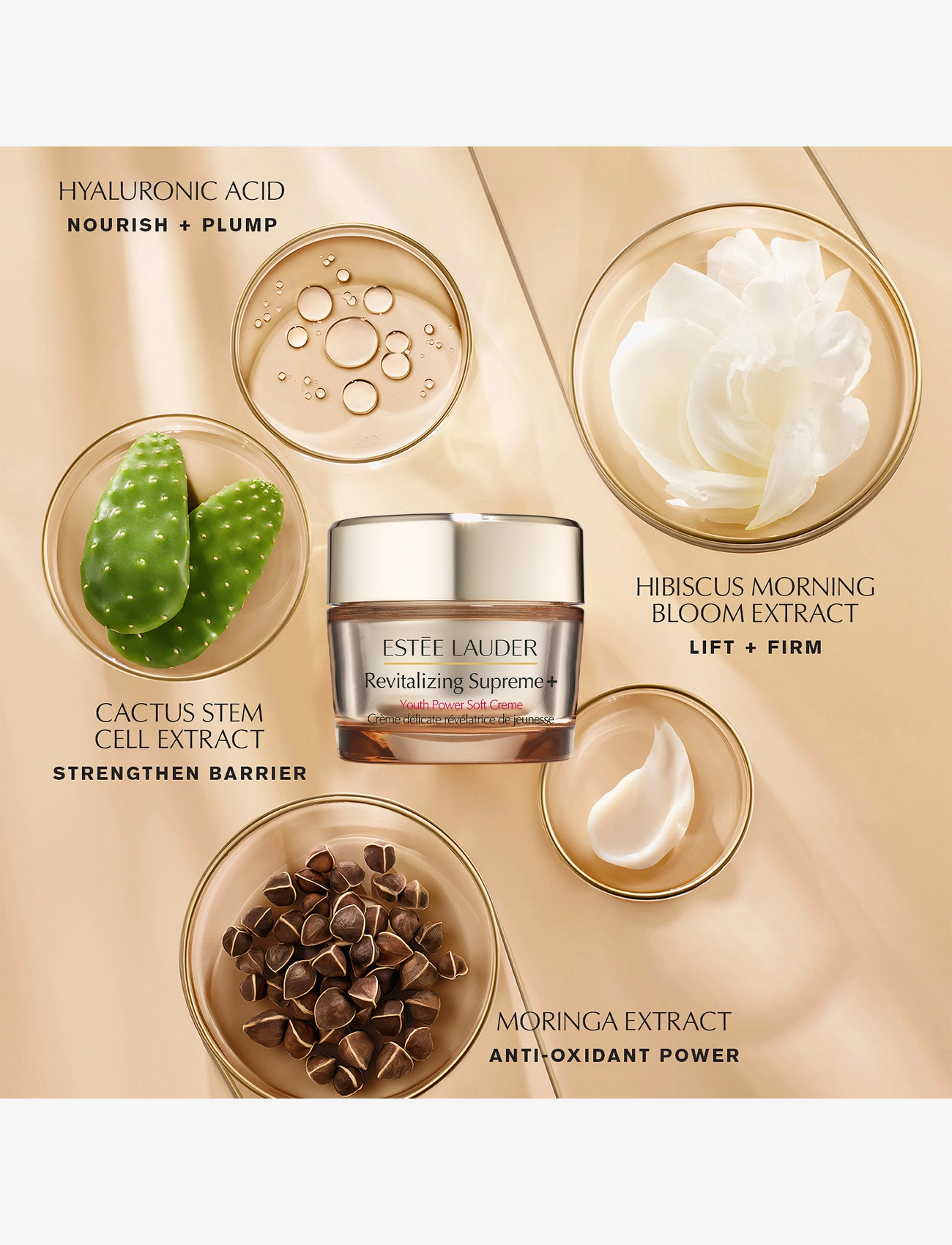 Estée Lauder - Revitalizing Supreme+ Youth Power Soft Crème - hudpleie for sommeren - no colour - 3