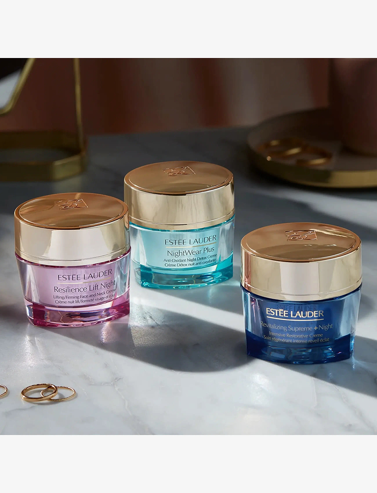 Estée Lauder - NightWear Plus Anti-Oxidant Night Detox Creme - sommerens hudpleje - clear - 1