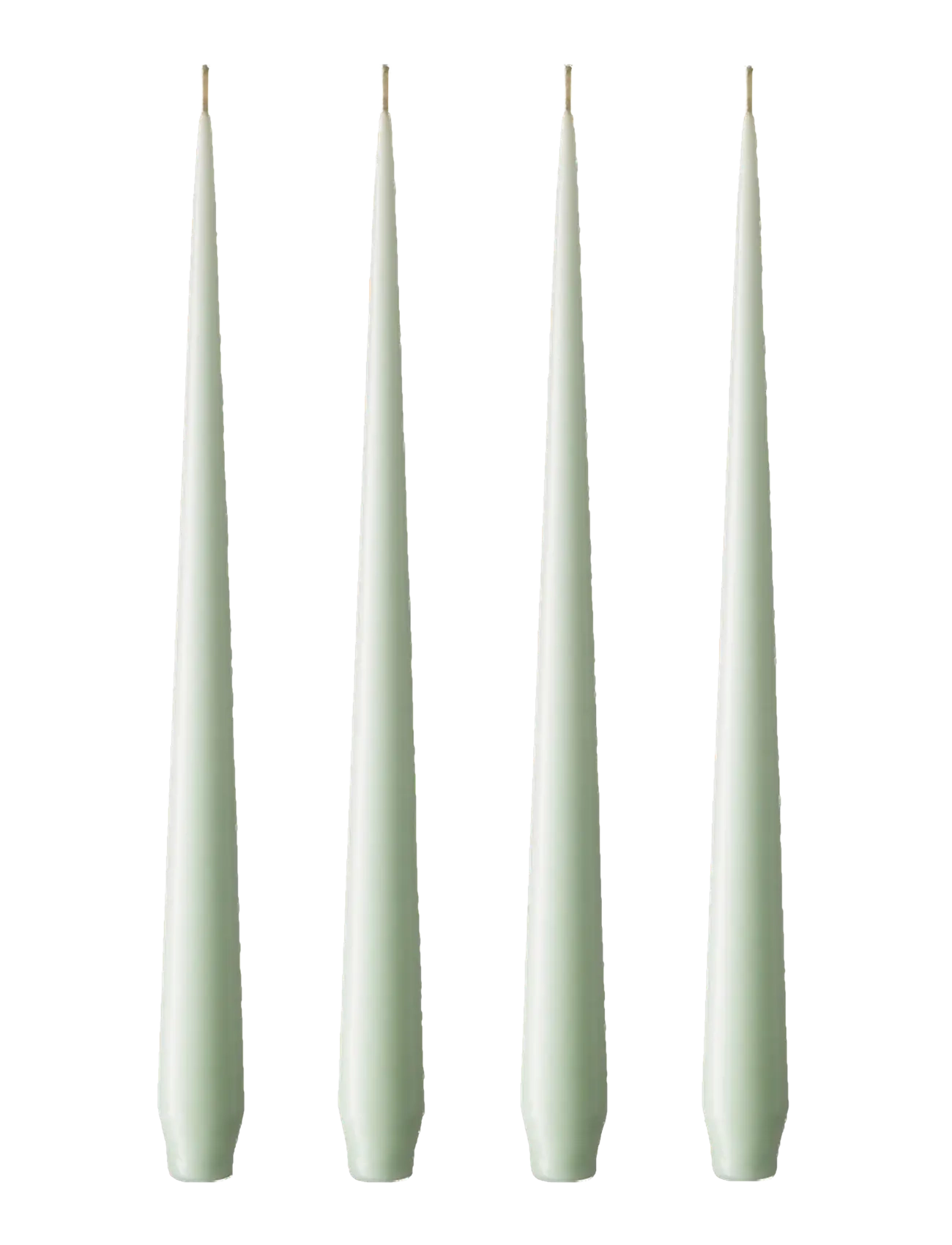 ester & erik Taper candle 32cm 4-pack - ester & erik - 03 WATER MINT / green