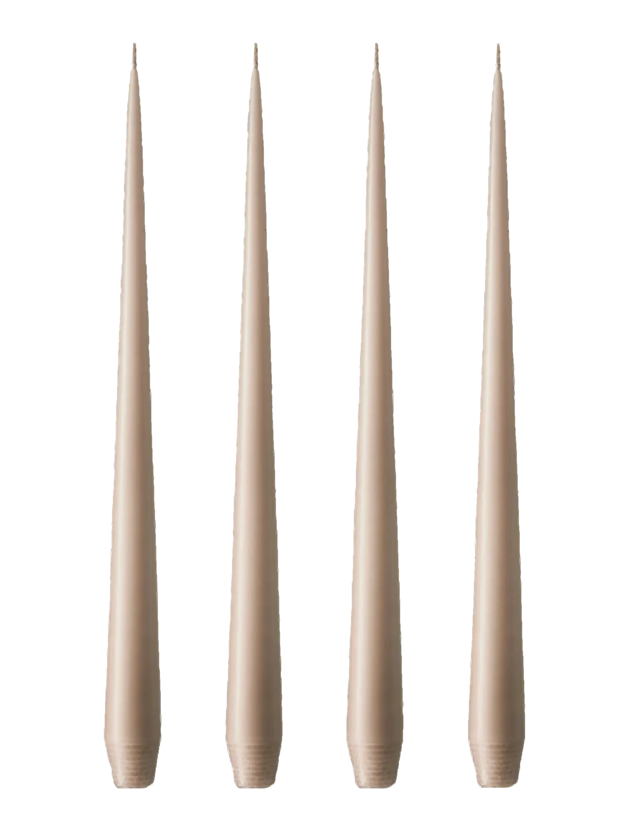 ester & erik Taper candle 32cm 4-pack - ester & erik - 18 NOUGAT NOTE / beige