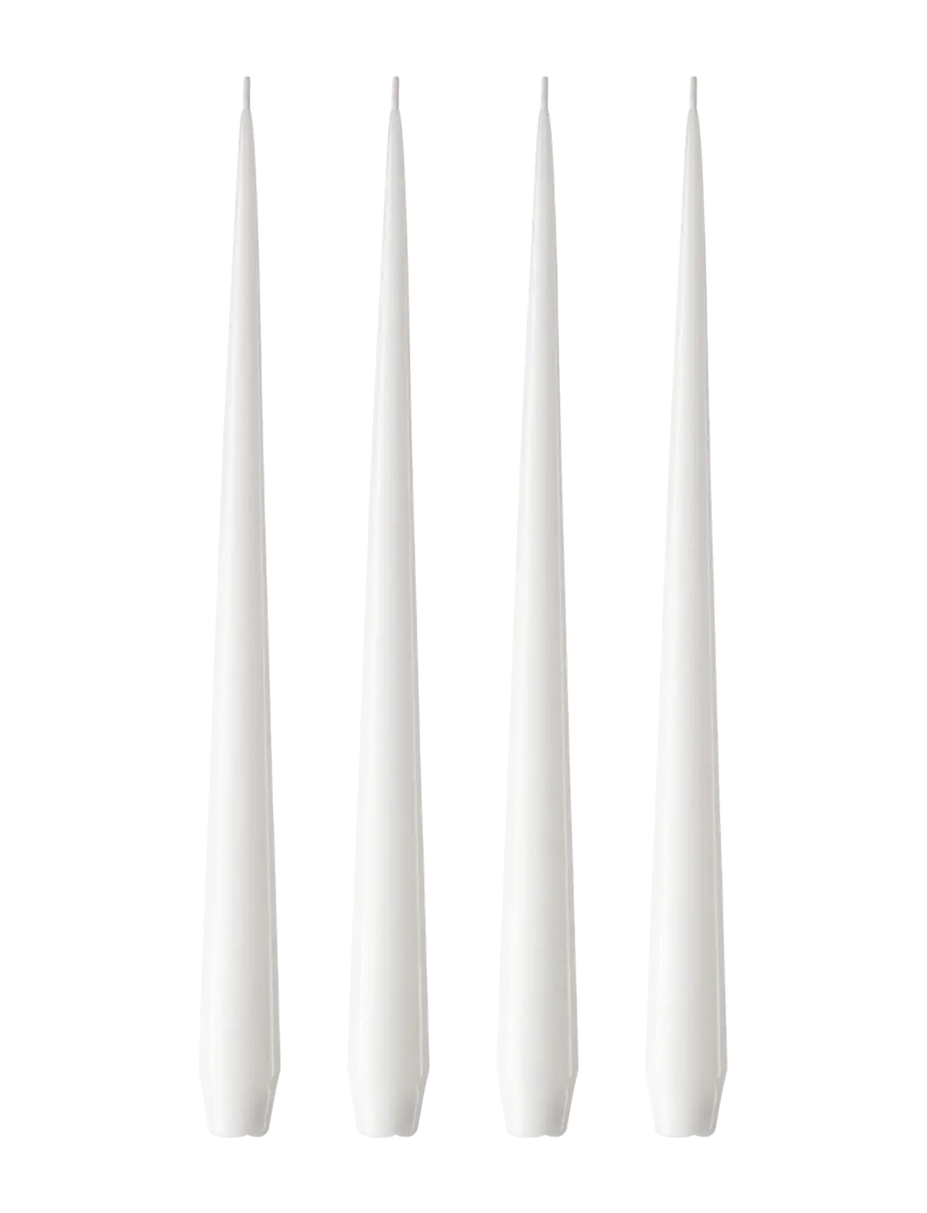 ester & erik Taper Candle 32Cm 4-Pack, Søjlelys, Hvid, Str: H:32CM