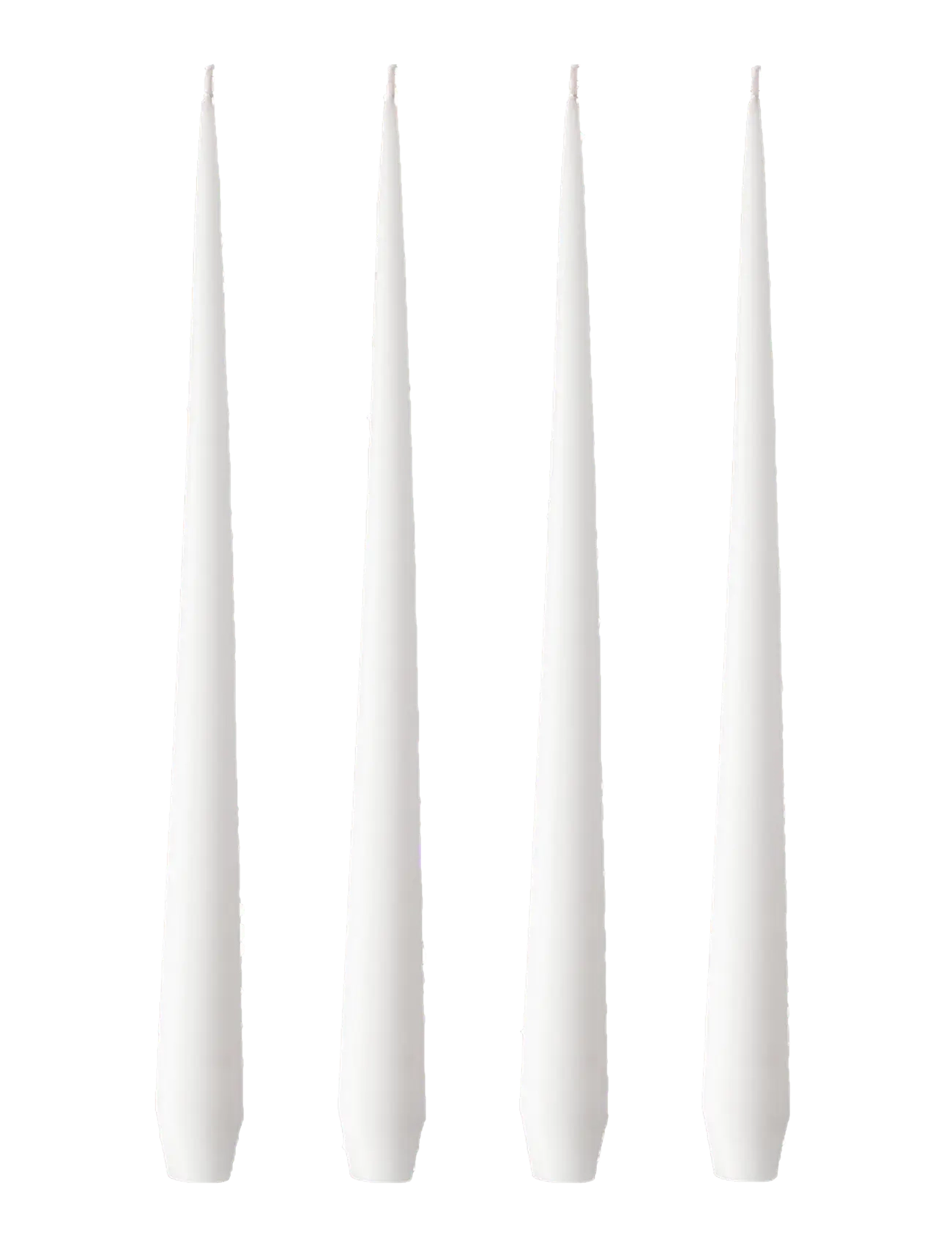 ester & erik Taper candle 32cm 4-pack - Autumn's mood setters - 31 PURE WHITE / white