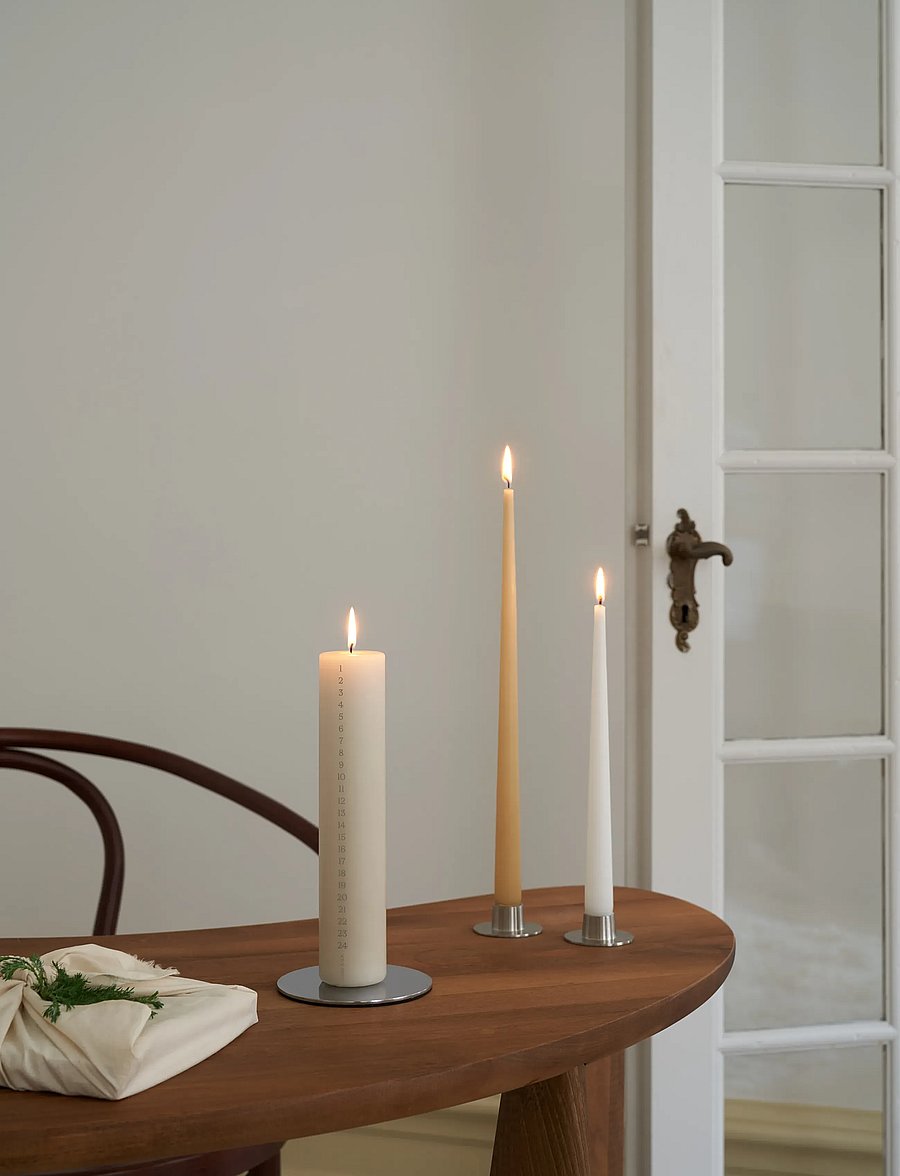 ester & erik - Pillar calendar candle - weihnachten - adventskerzen - 06 ivory - 0