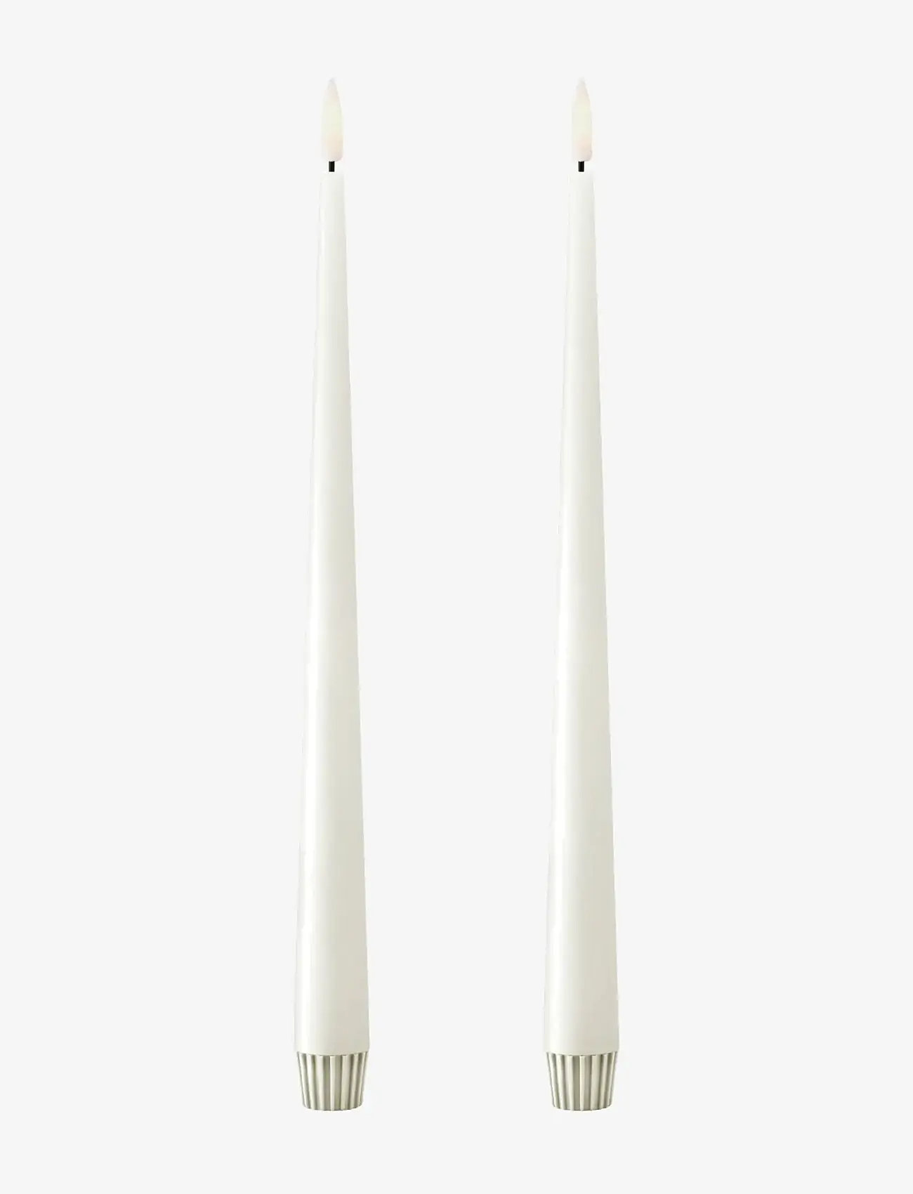 ester & erik - LED taper candle 30cm 2-pack - led lys - 10 silky - 0