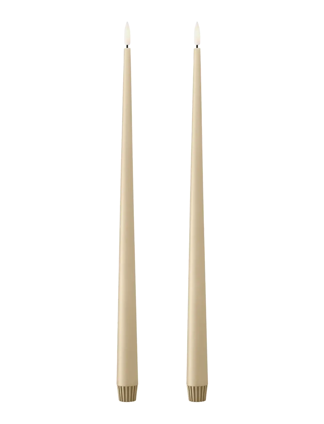 ester & erik Led Taper Candle 40Cm 2-Pack, LED-lys, Gul, Str: H:40CM