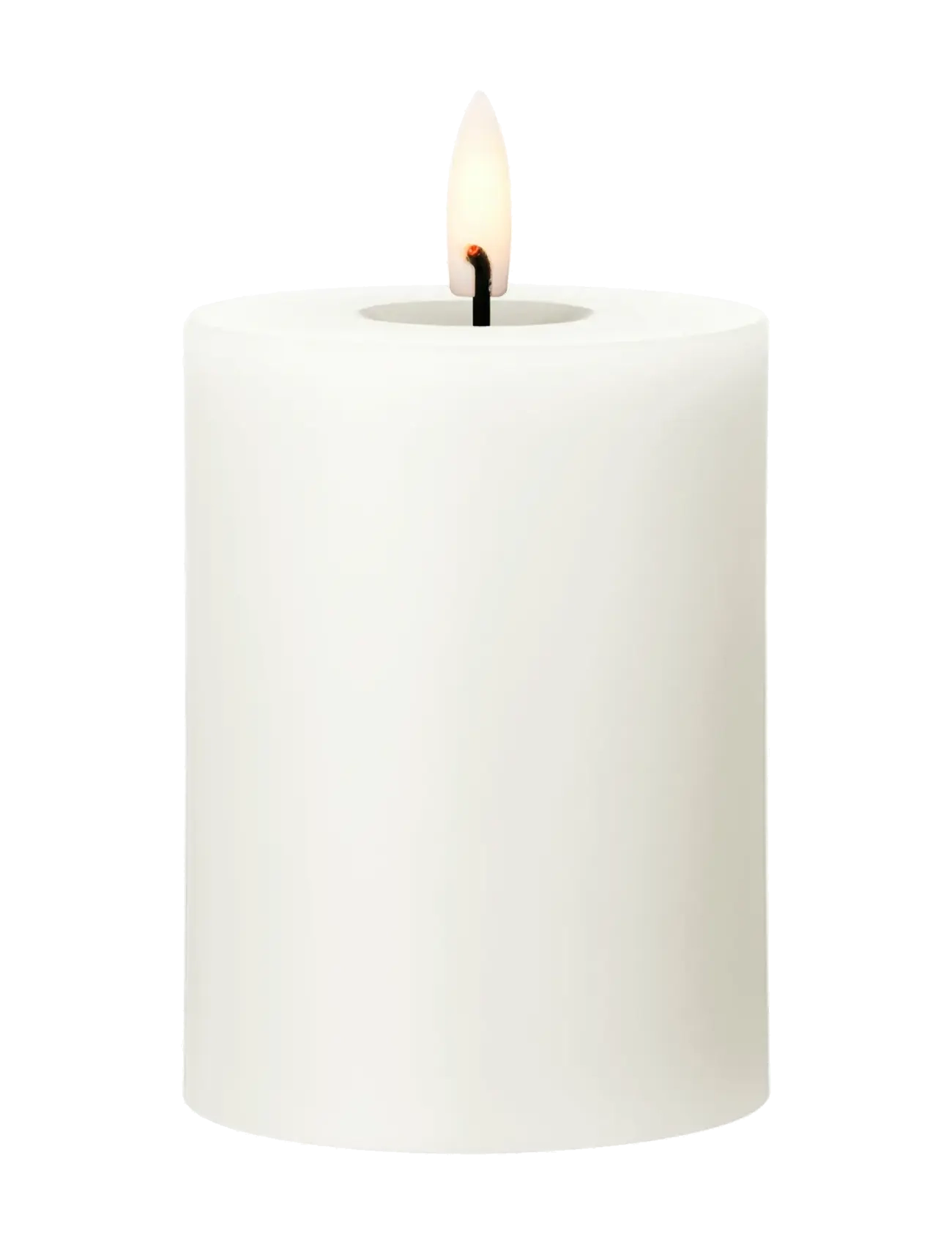 ester & erik LED mini pillar candle 5,5cm - Einrichtung - 10 SILKY / white