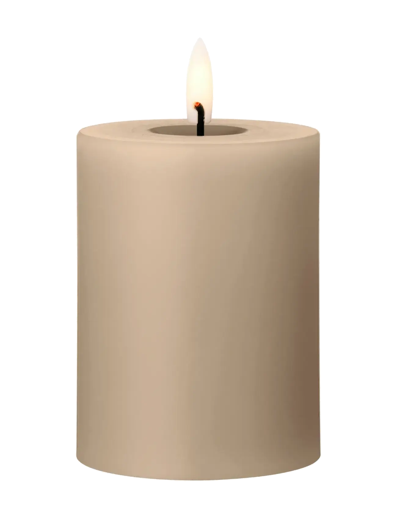 ester & erik Led Mini Pillar Candle 5,5cm, H:5.5 cm, Beige, Stearinlys > Led-Lys, Unisex