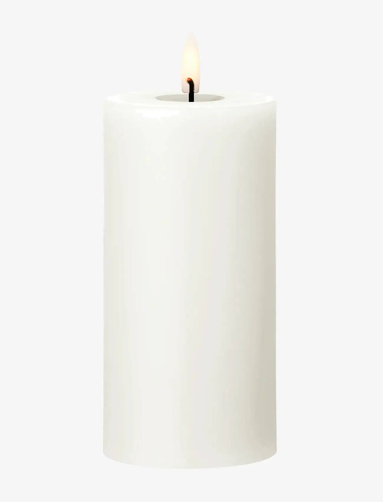 ester & erik - LED pillar candle 15cm - led lys - 10 silky - 0