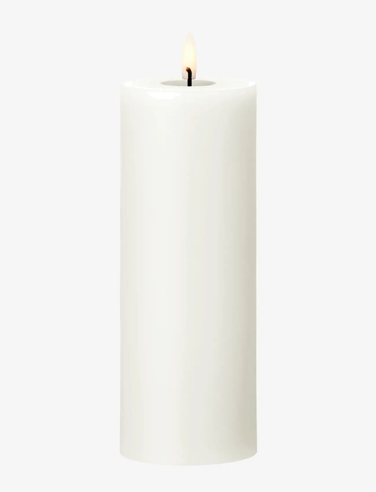 ester & erik - LED pillar candle 20cm - led lys - 10 silky - 0