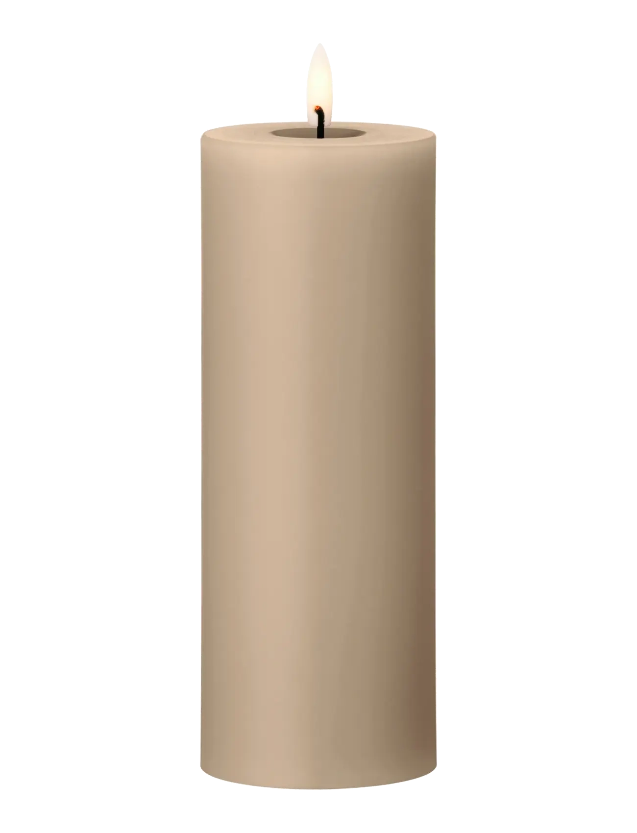 ester & erik Led Pillar Candle 20Cm, LED-lys, Beige, Str: H:20CM