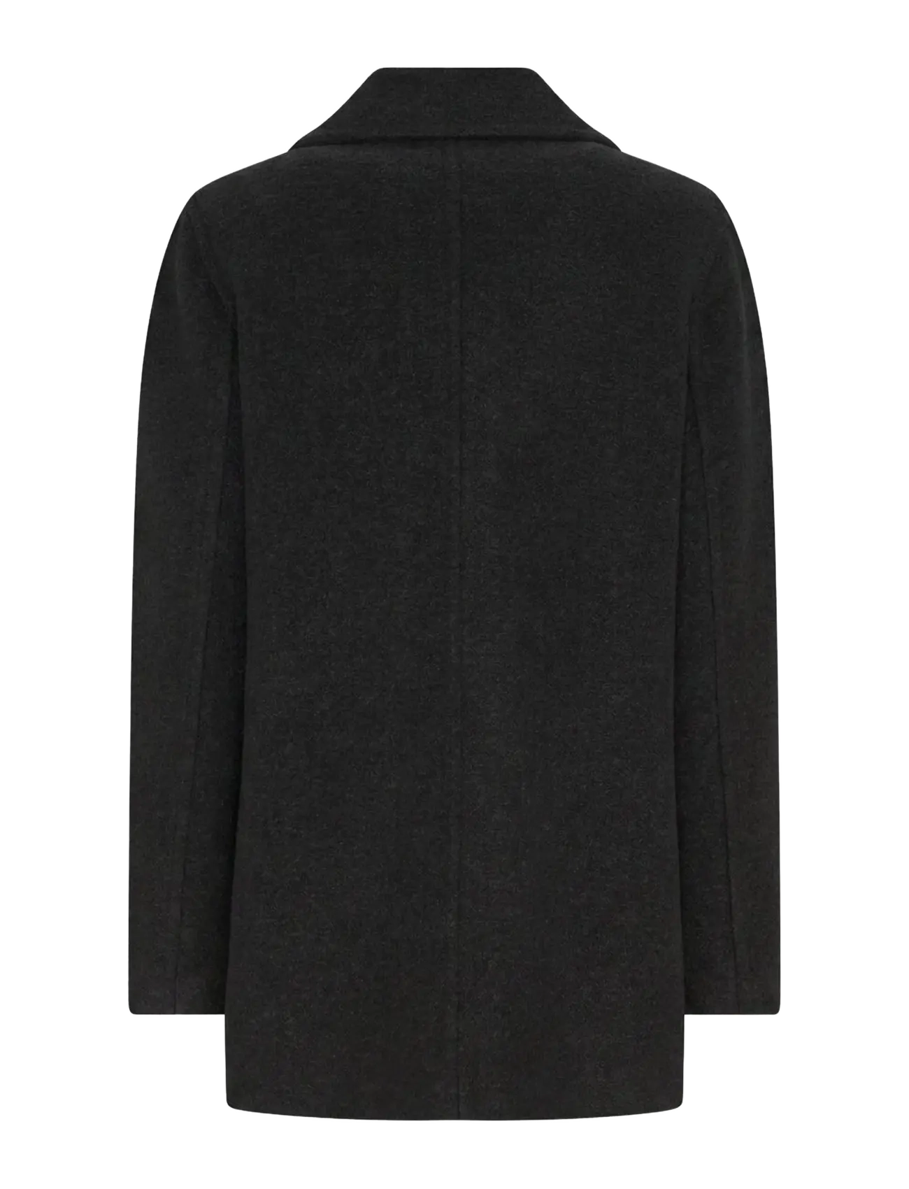 Etage - Wool Jacket w zipper - ytterkläder - black - 1