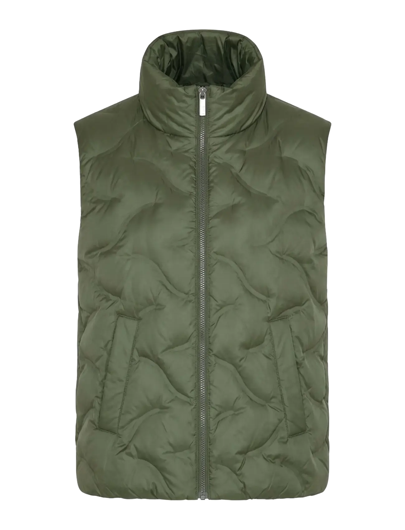 Etage RECYCLE Fab. Downmix Waistcoat - Jakker & Frakker - GRASS GREEN / khaki/green