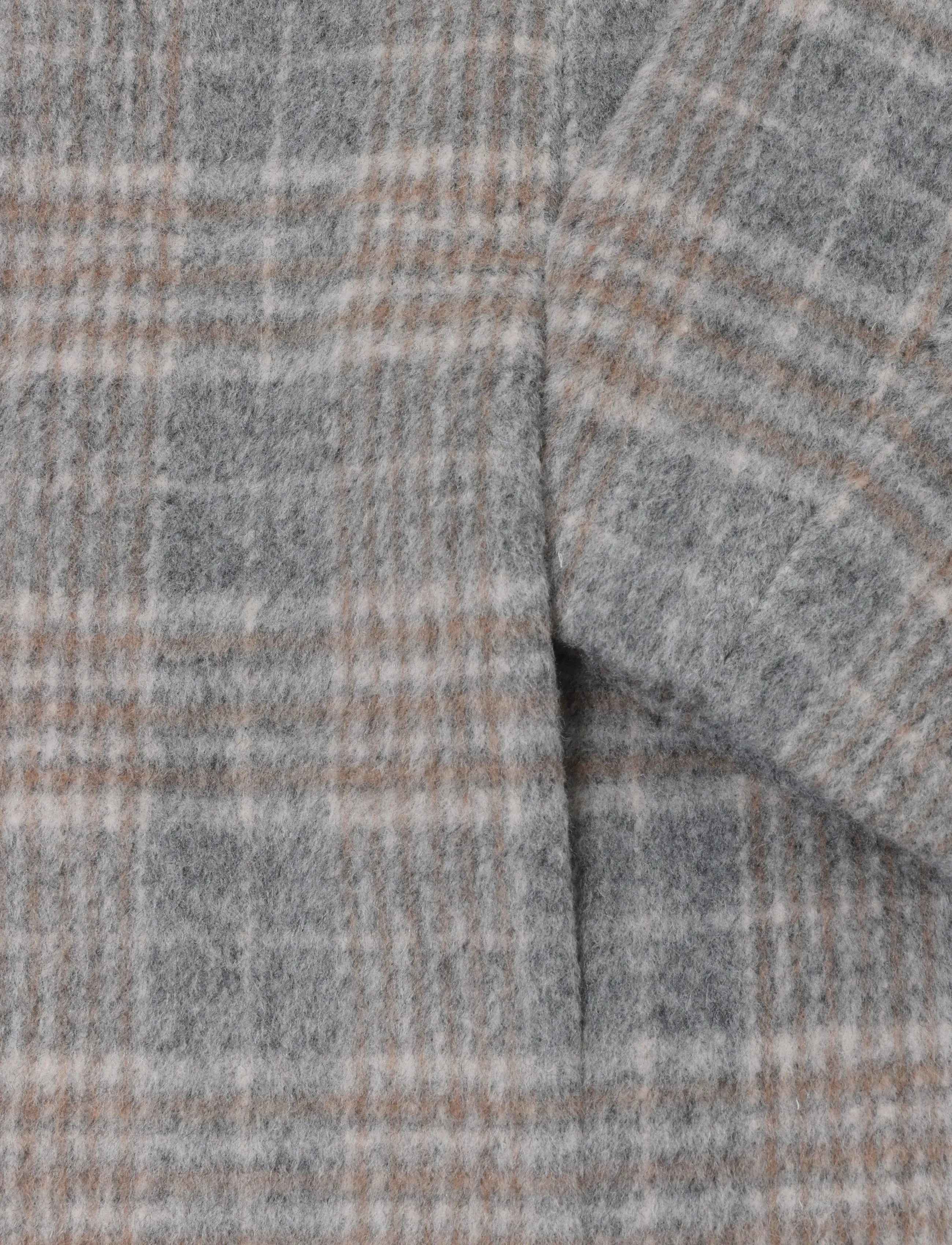 Etage - Wool Coat long - wollmäntel - blue check - 4