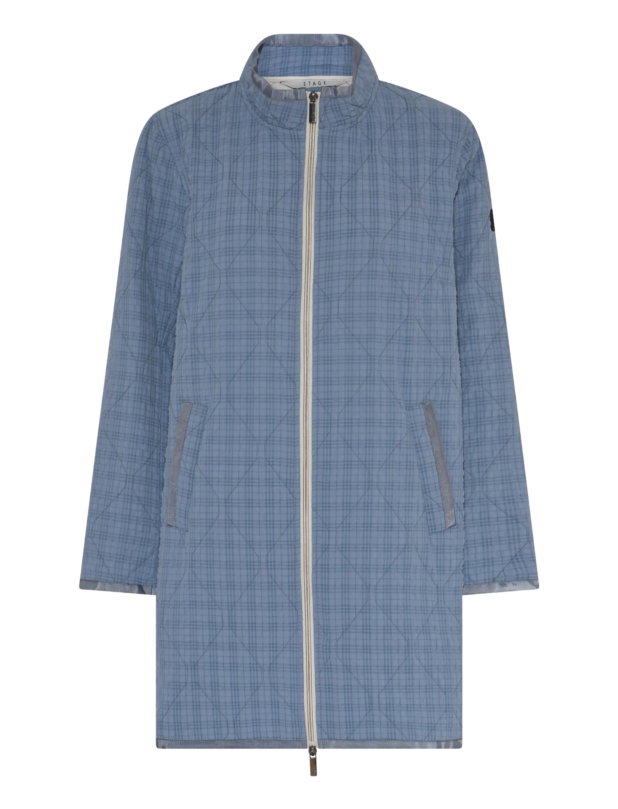 Etage Quilt Jacket long - Etage - PASTEL BLUE / blue