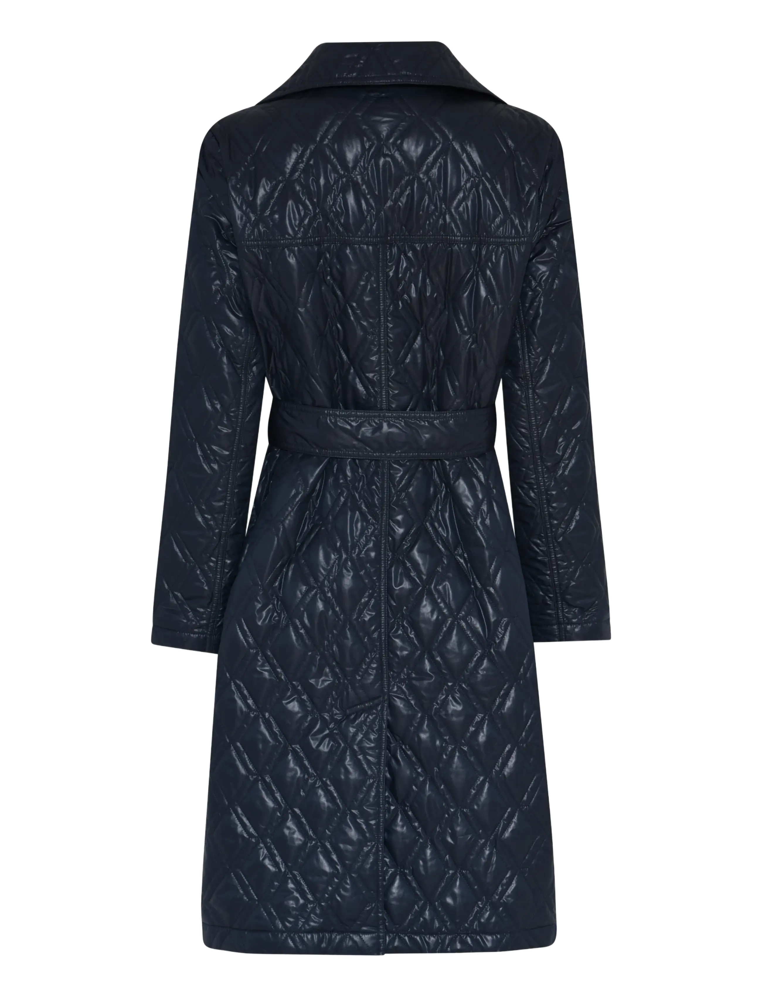 Etage - Quilted Trenchcoat long - vårjackor - dark navy - 2