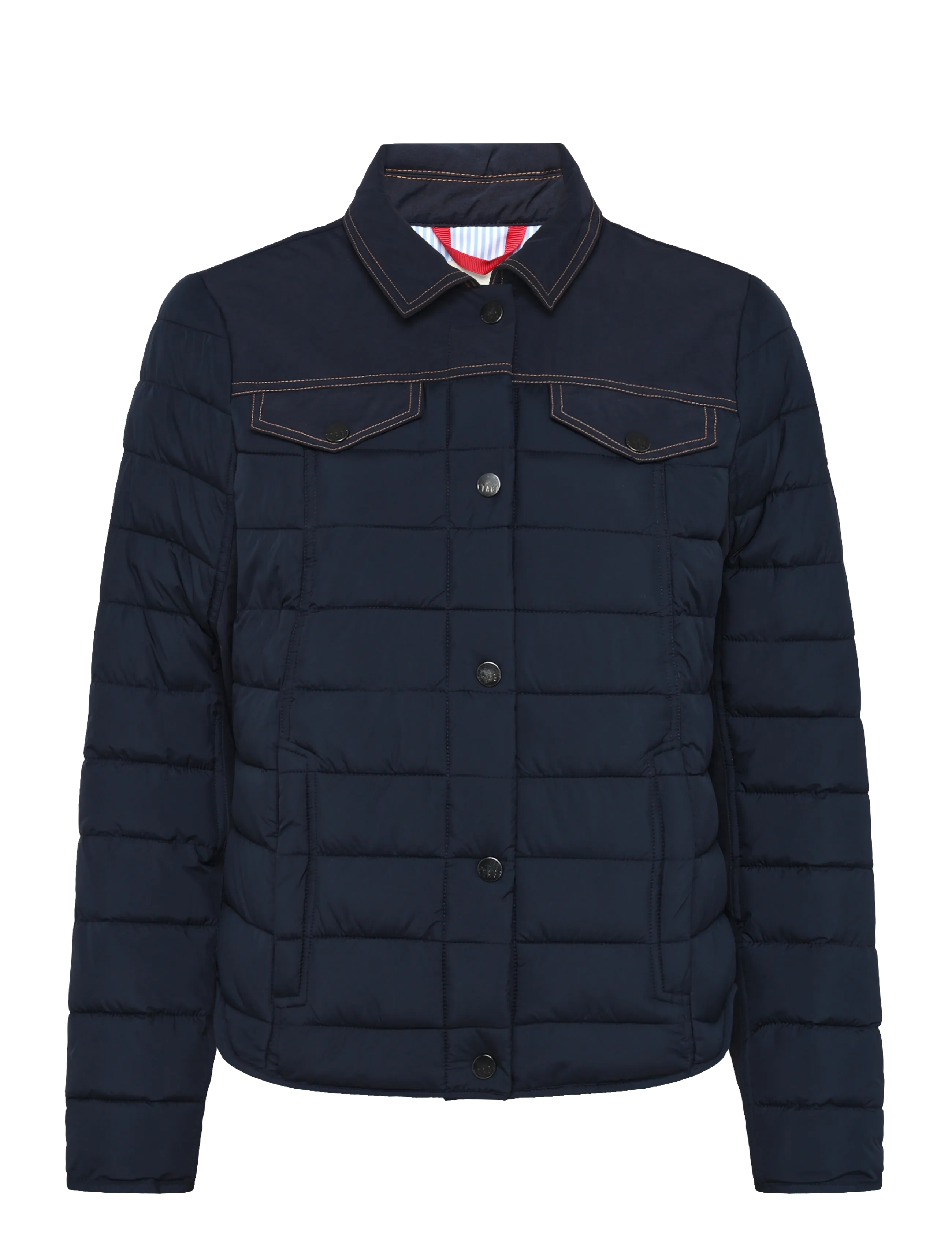 Etage Padded Jacket short - Dun- & vadderade jackor - DARK NAVY / navy