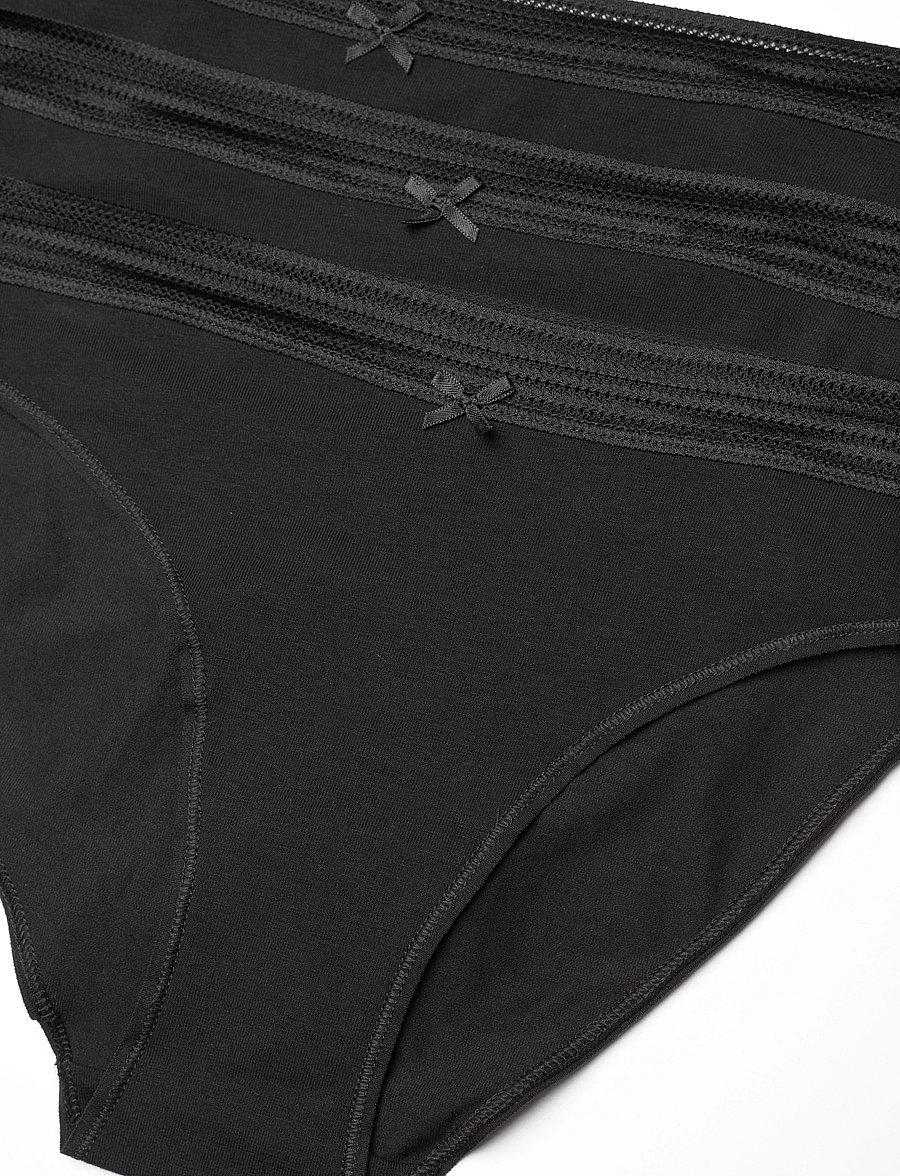 Etam - JACK LACE - 3 BRIEFS - black - 3