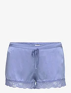 Milky Silk Short Pyjama Bottom - AZURE BLUE