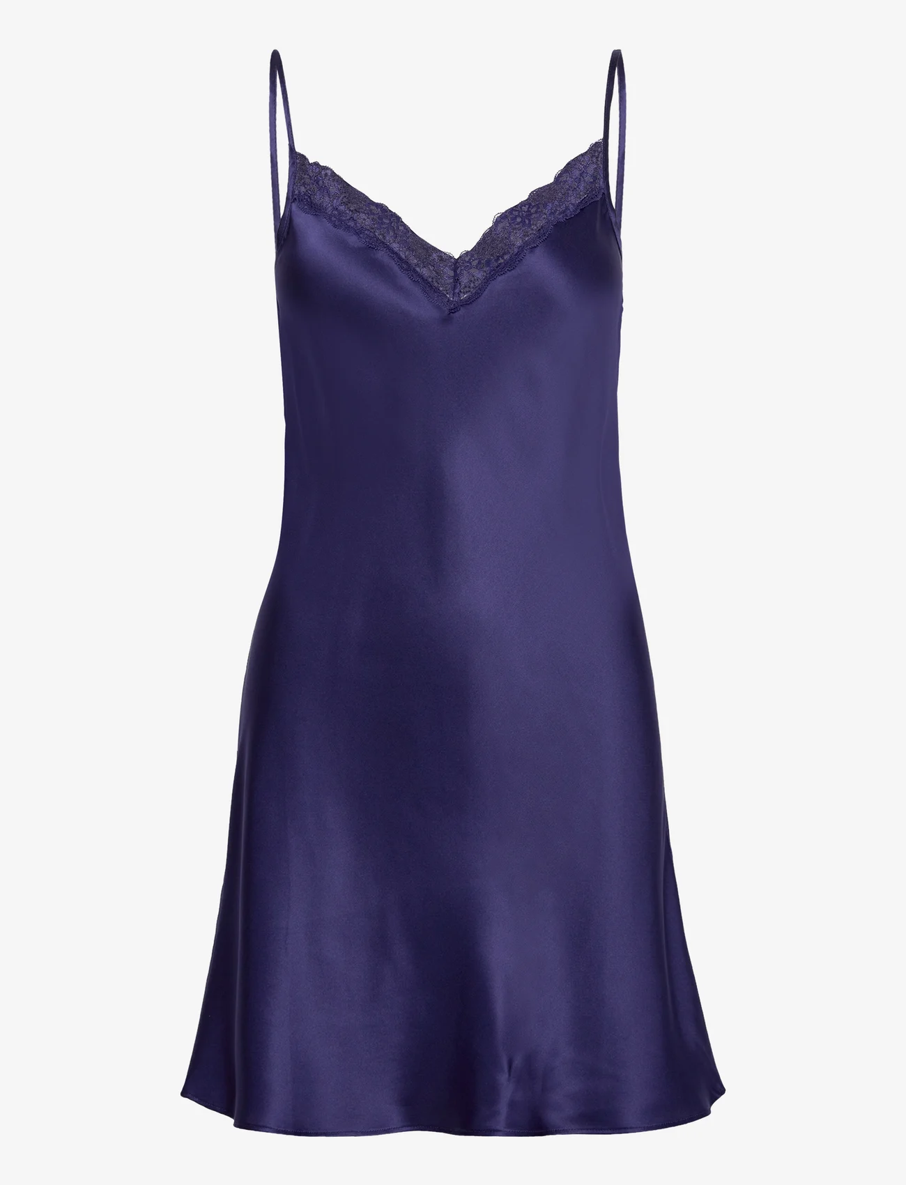 Etam - Milky Silk Nightdress pyjama - birthday gifts - indigo blue - 0