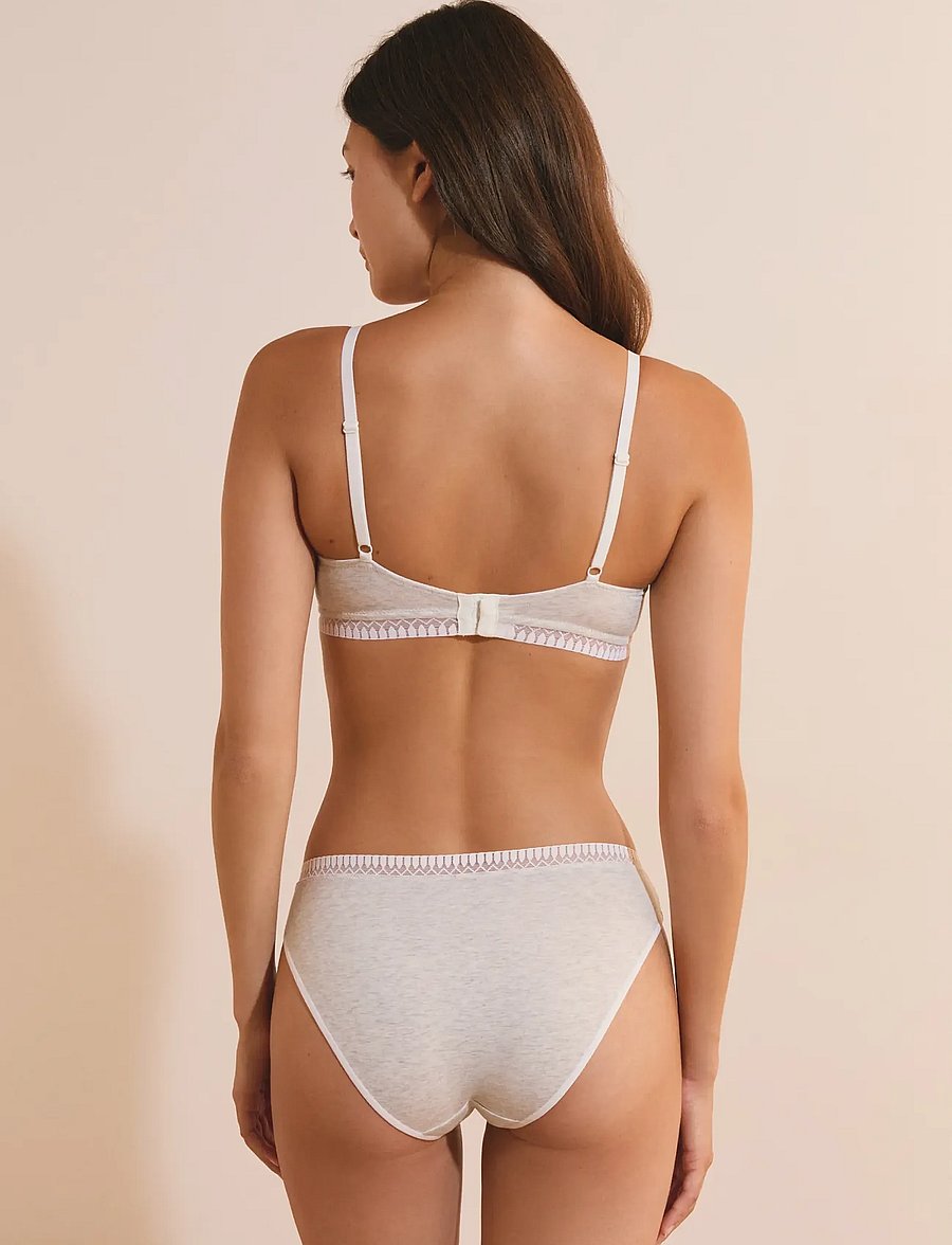 Etam - HAPPILY - WIRELESS LIGHT PADDED BRA - bügellose bhs - grey - 4