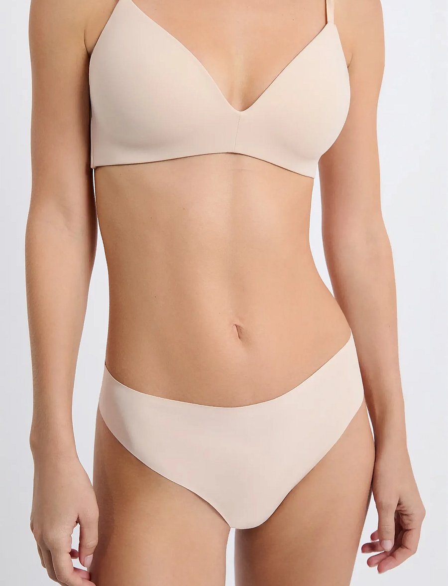 Etam - PURE FIT - STRING - nahtlose slips - cream - 3